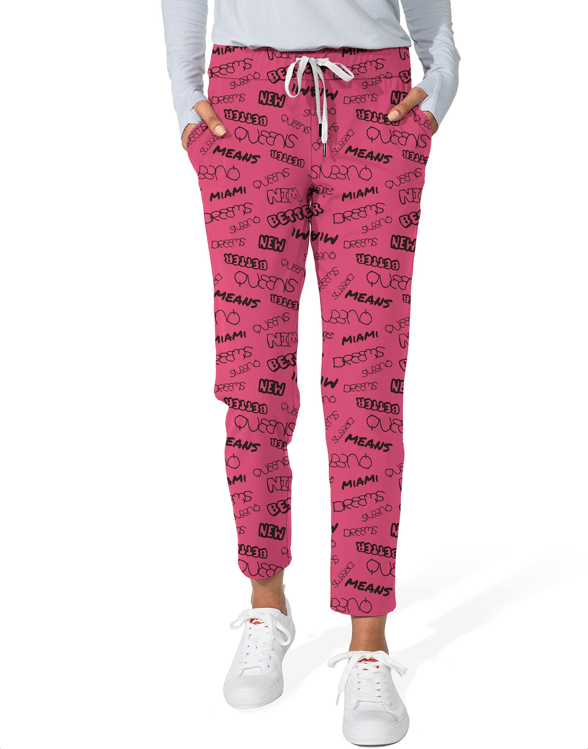 New Better Miami Women's 7/8 Stretch Ankle Golf Pants