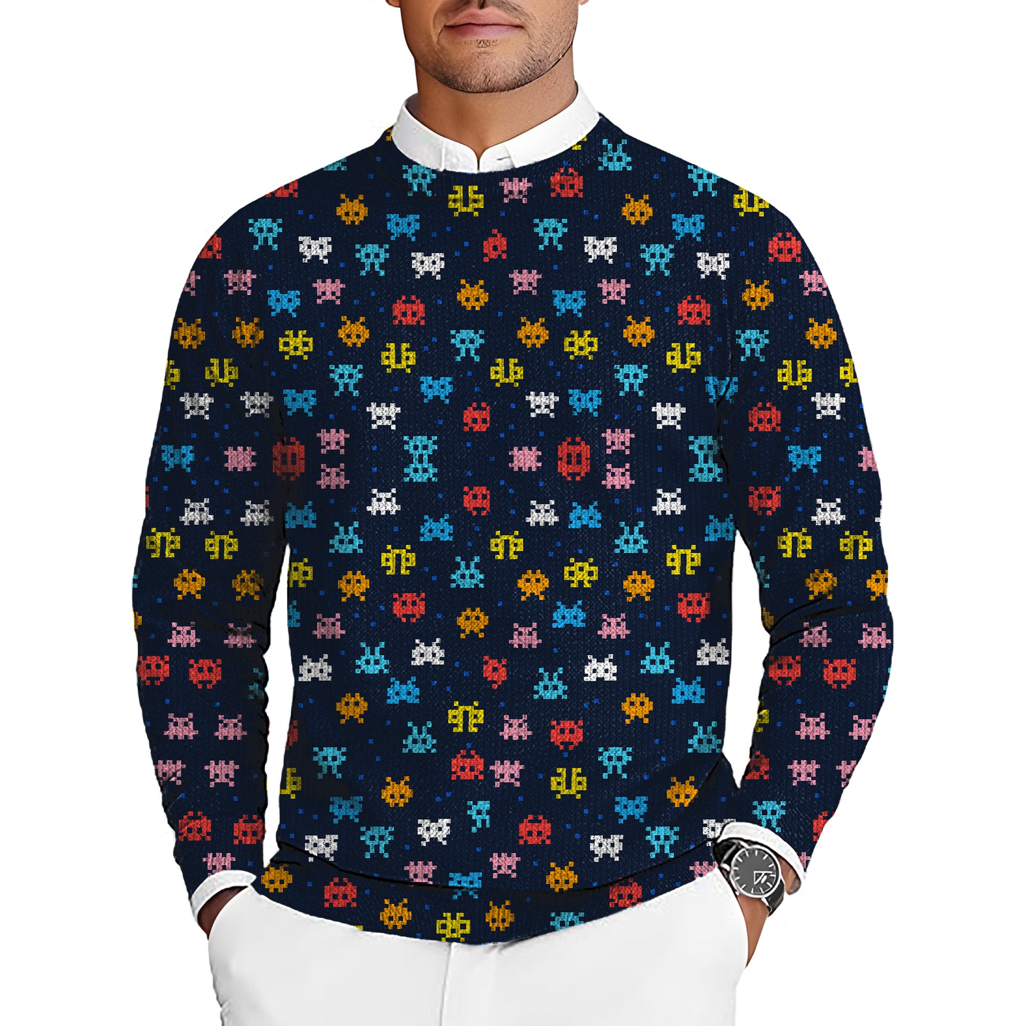 Good Ol Game Men's Golf Crewneck Pullover Sweaters Ugly Sweater