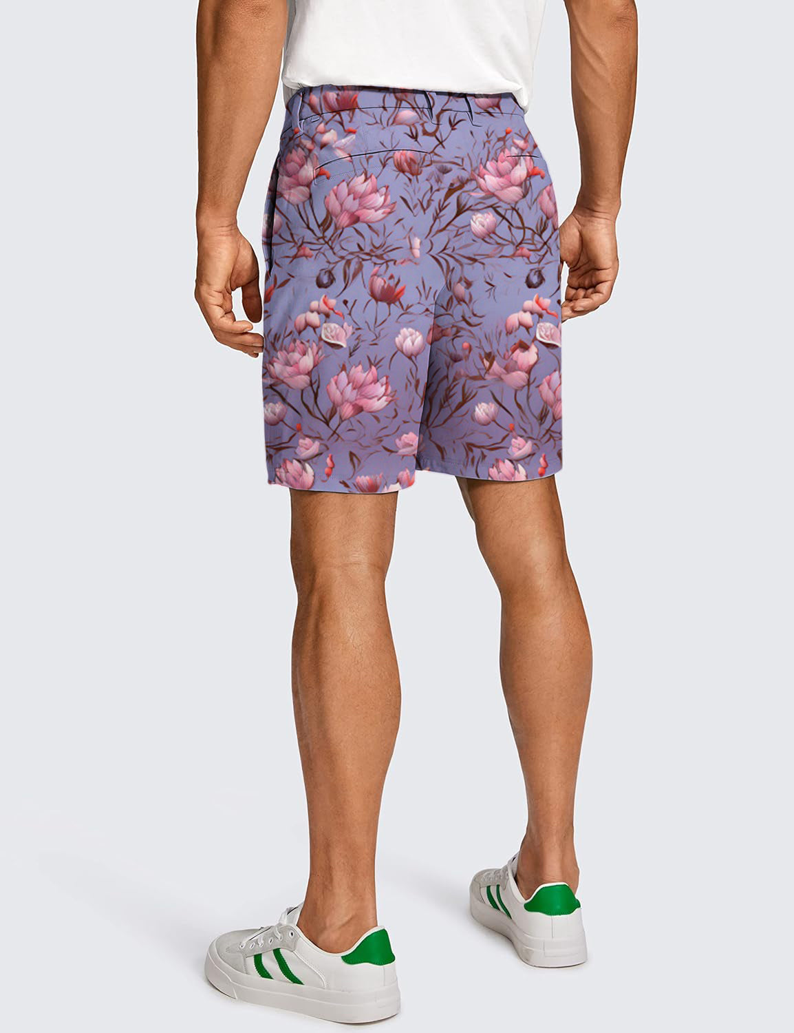 Men rosebuds Golf Shorts