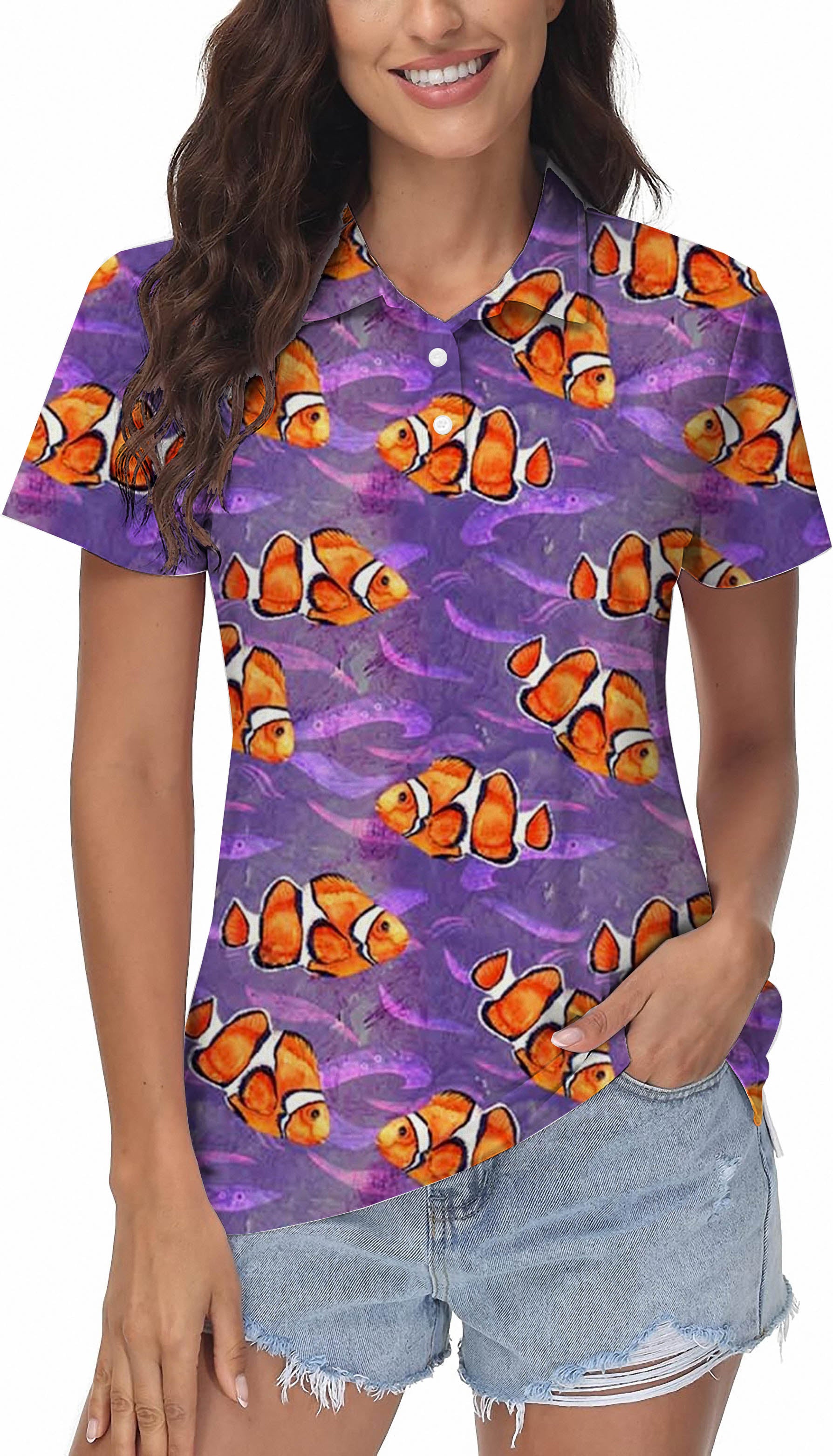 Nemo fish Women's Golf Polo