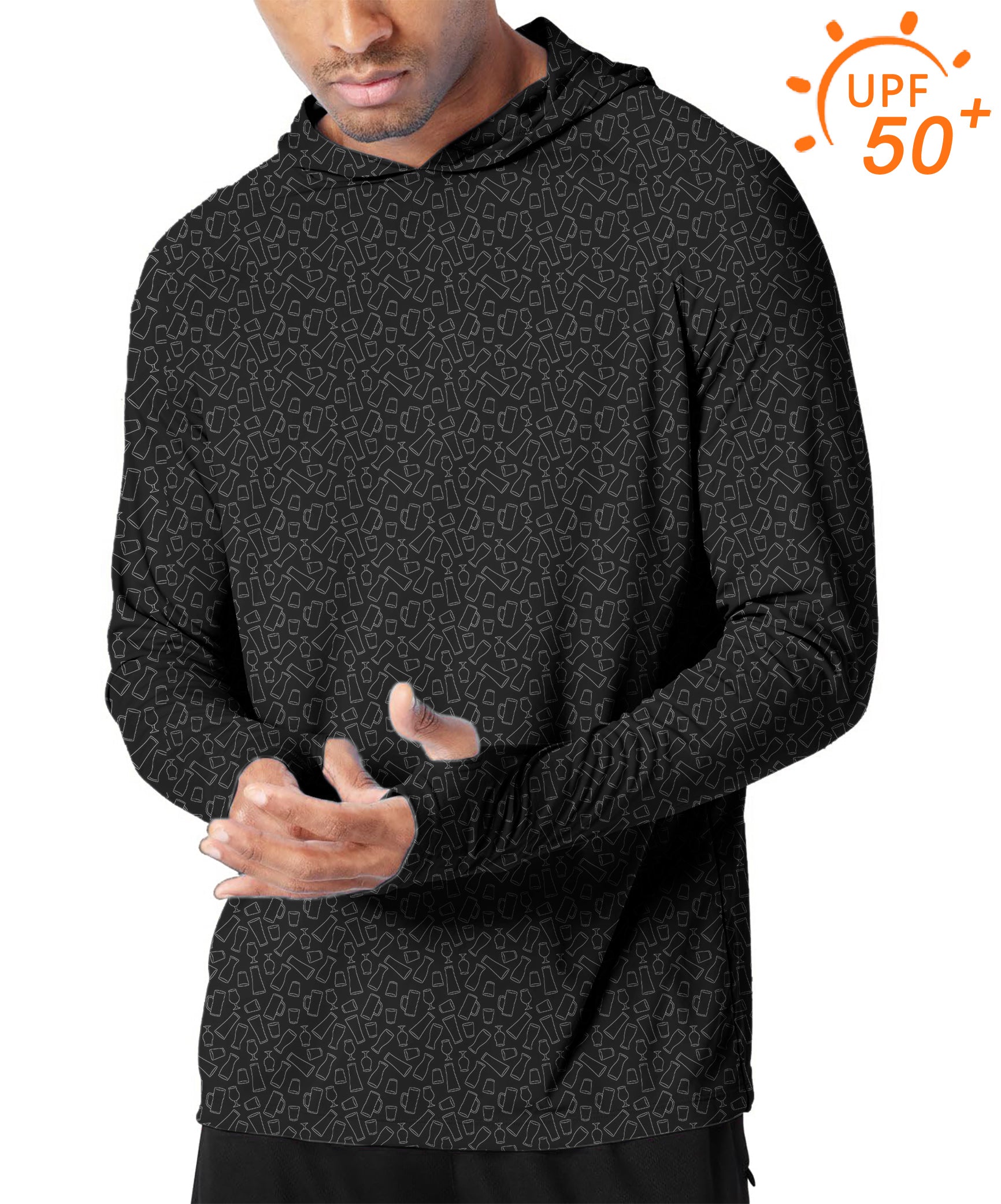 Men's Outdoor drink cups mugs Golf Sun Protection Slim Fit  hoodies limited edition