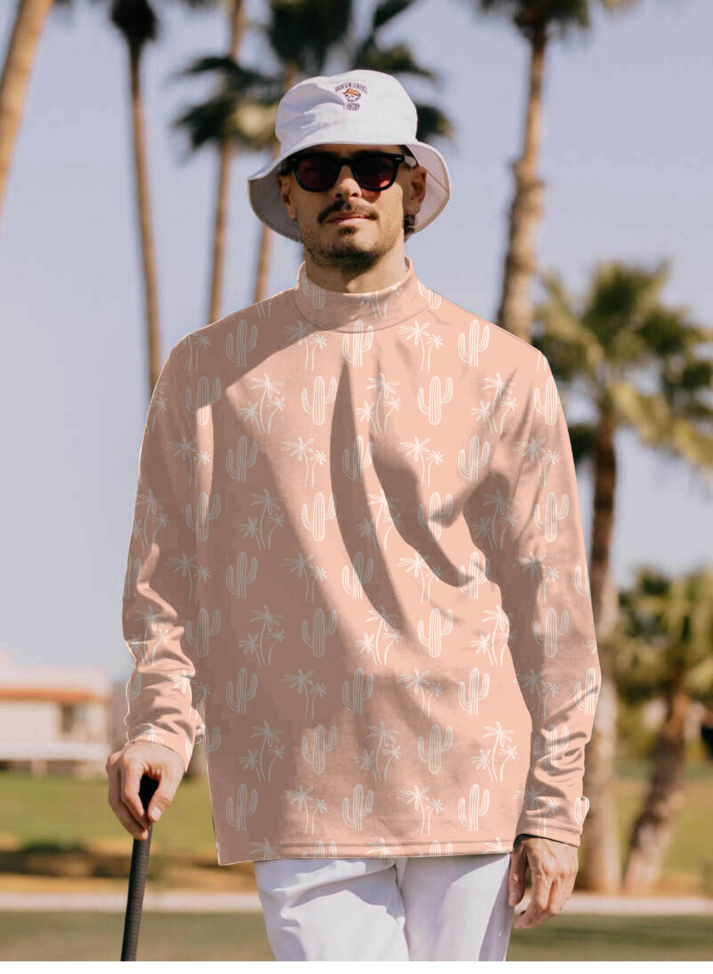 Men's Desert Dweller Pullover High neck Long/Short sleeve T-Shirt