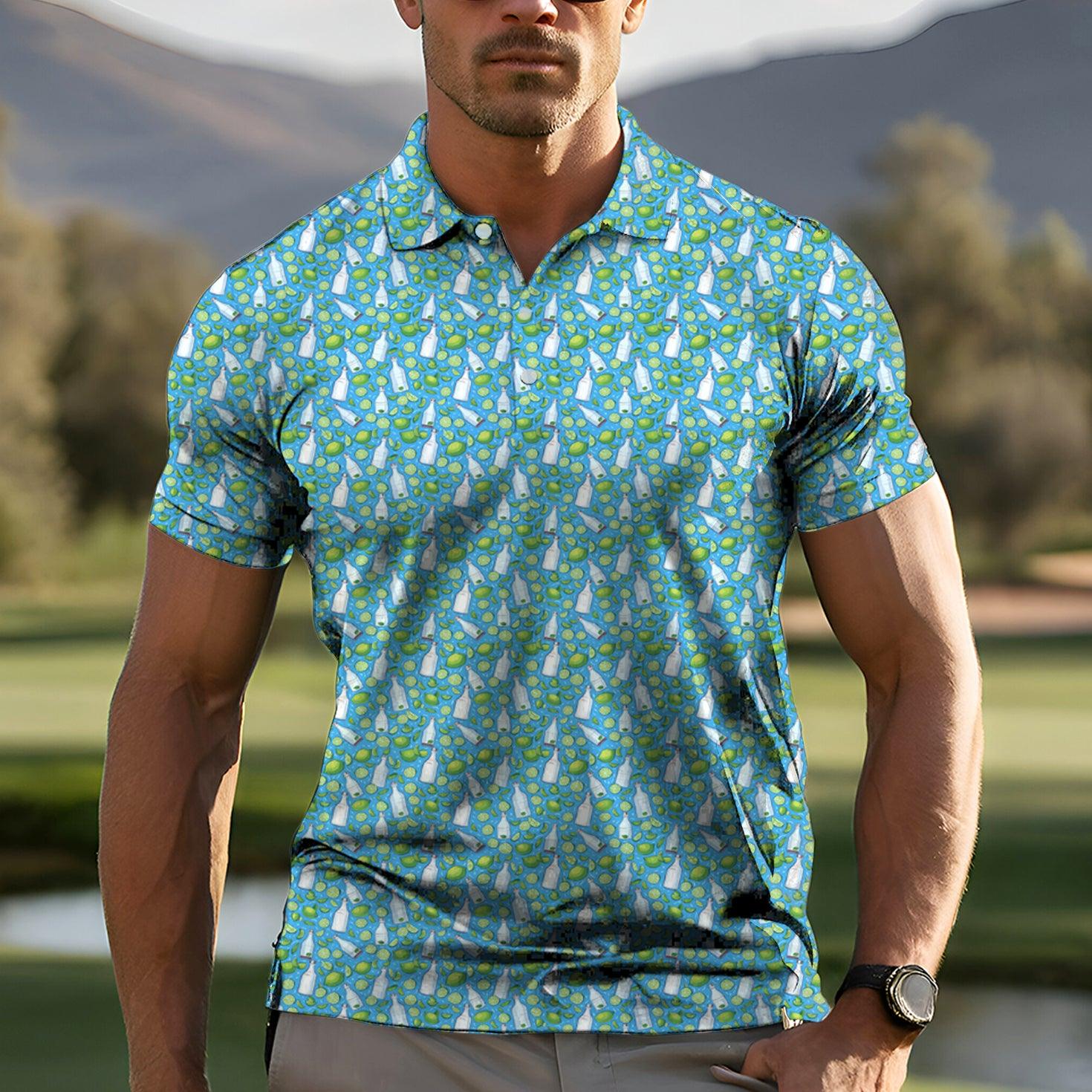 Men's Tequila Summer golf polo