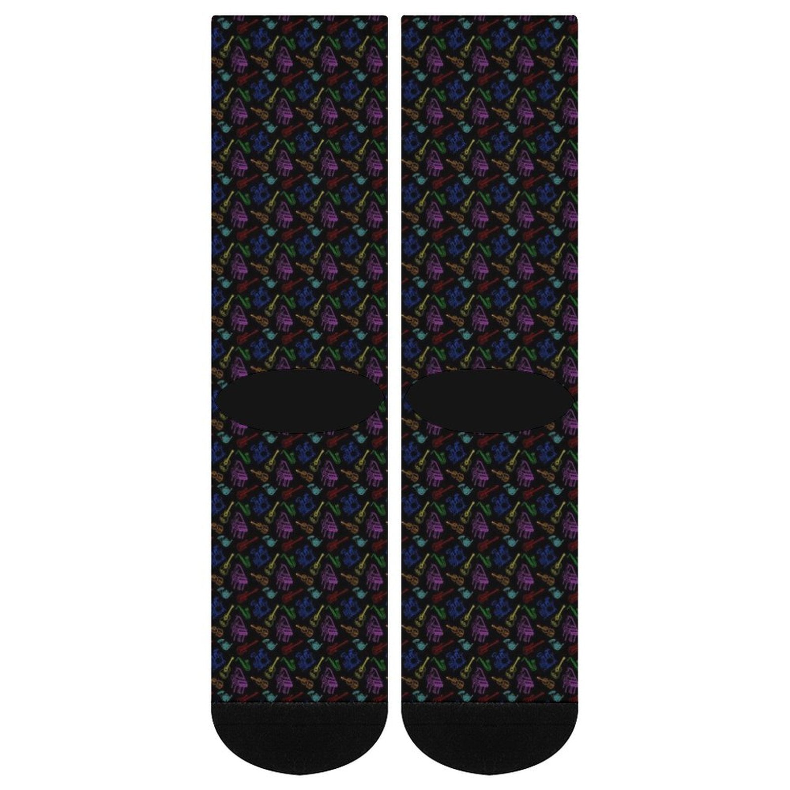musical instrument Prined socks Gifts for Men Women