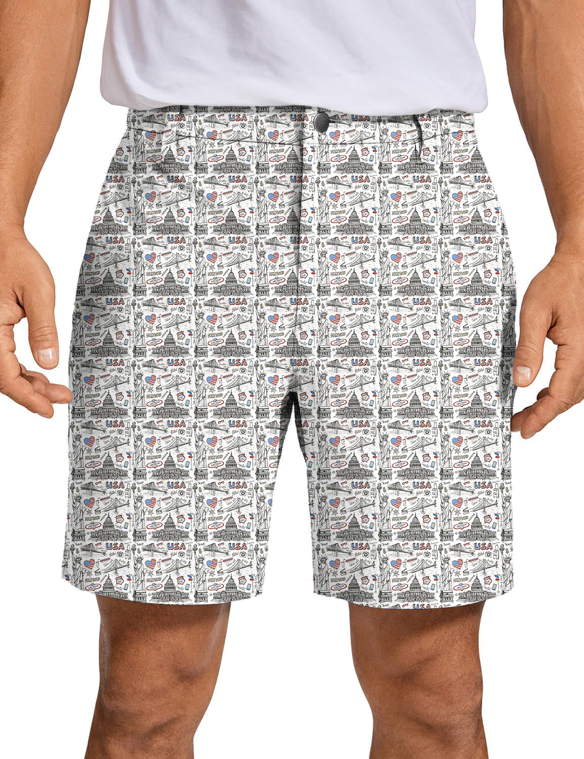 Men American travel Golf Shorts