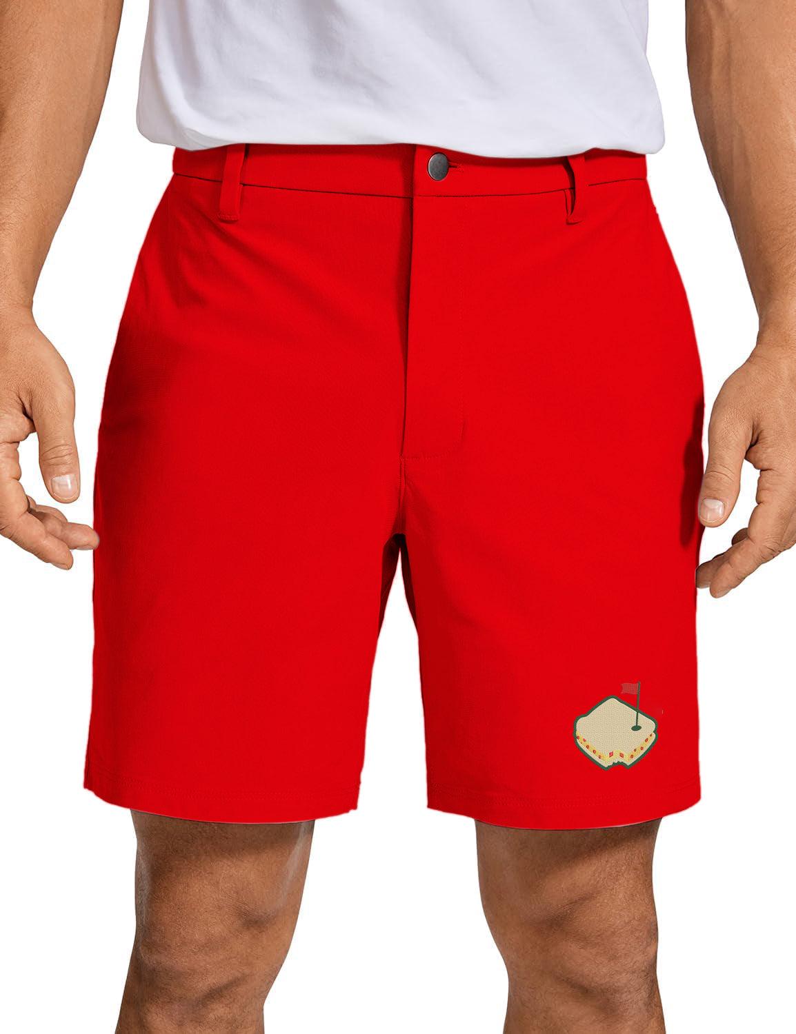 Cheese Sandwich Embroidery Golf men's short