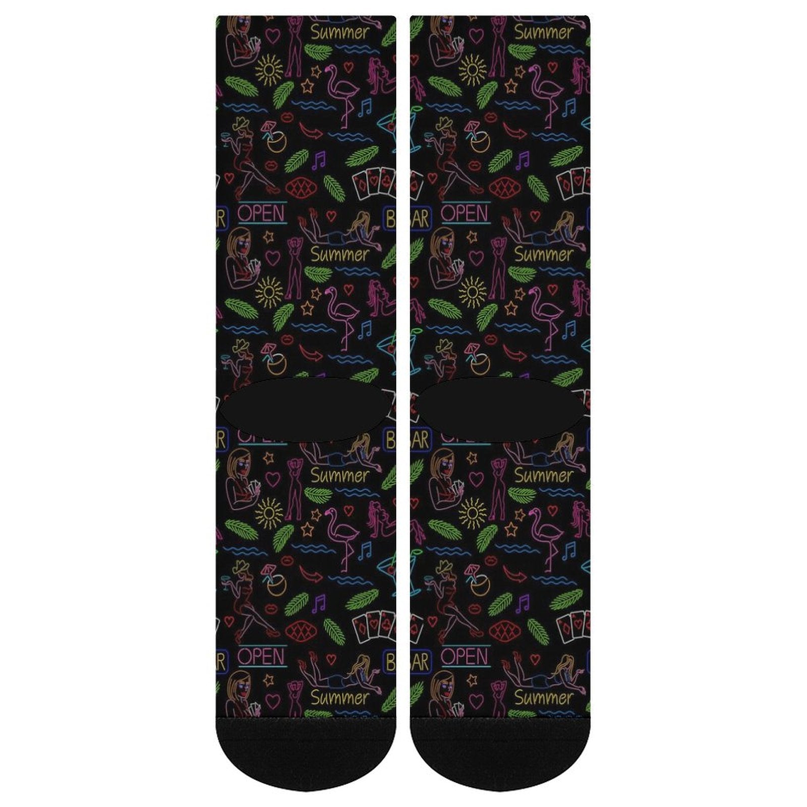 open bar Prined socks Gifts for Men Women