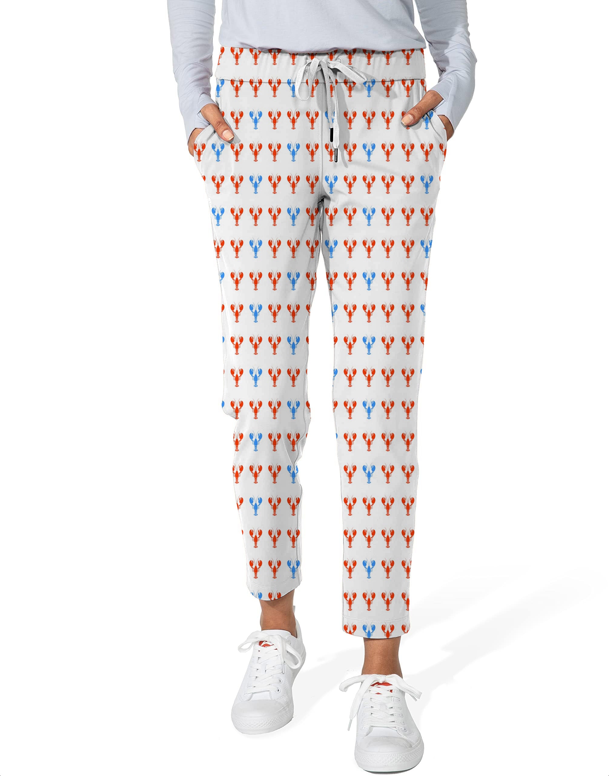 LOBSTERS-Women's 7/8 Stretch Ankle Golf Pants