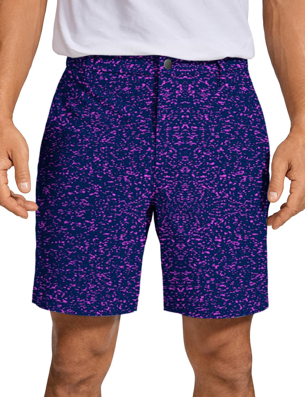 Men Violet Vandal Golf Shorts