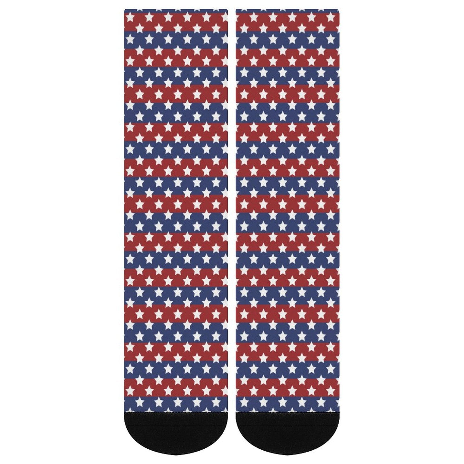 US Flag Stars Prined socks Gifts for Men Women