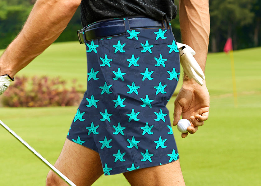 Men Star Player Golf Shorts