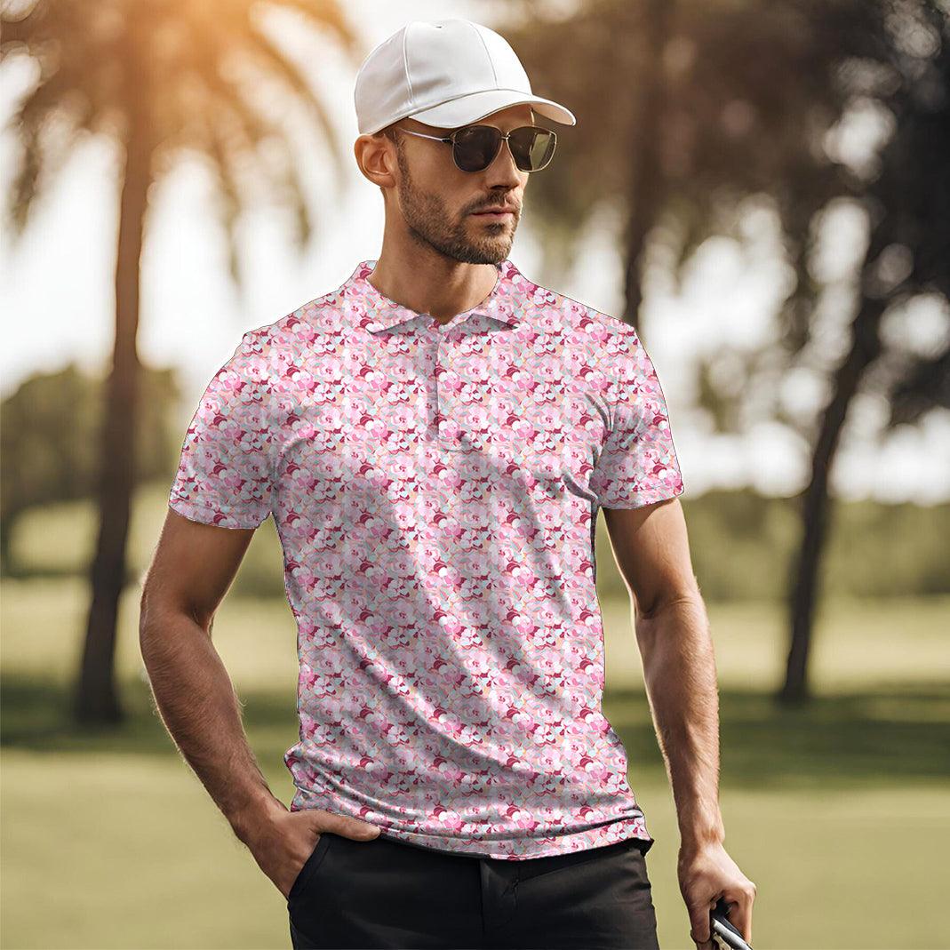 Men's Summer Camo golf polo