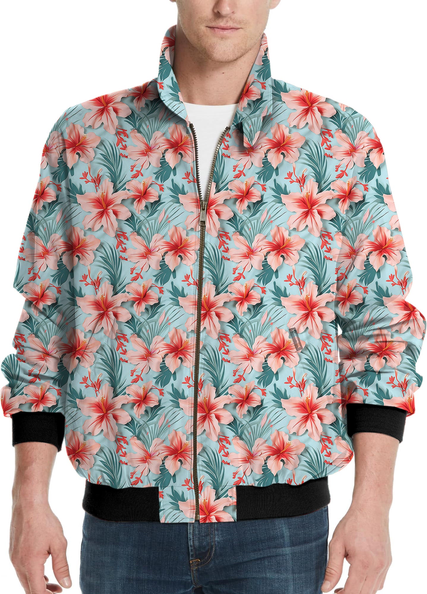 Tropical Course-Men's Golf Windbreaker Light Jacket