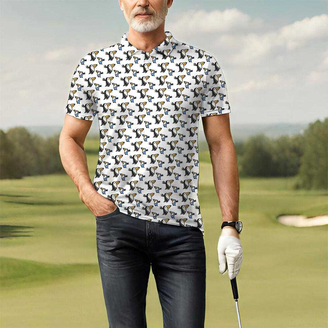 Men's Talking Toucan golf polo