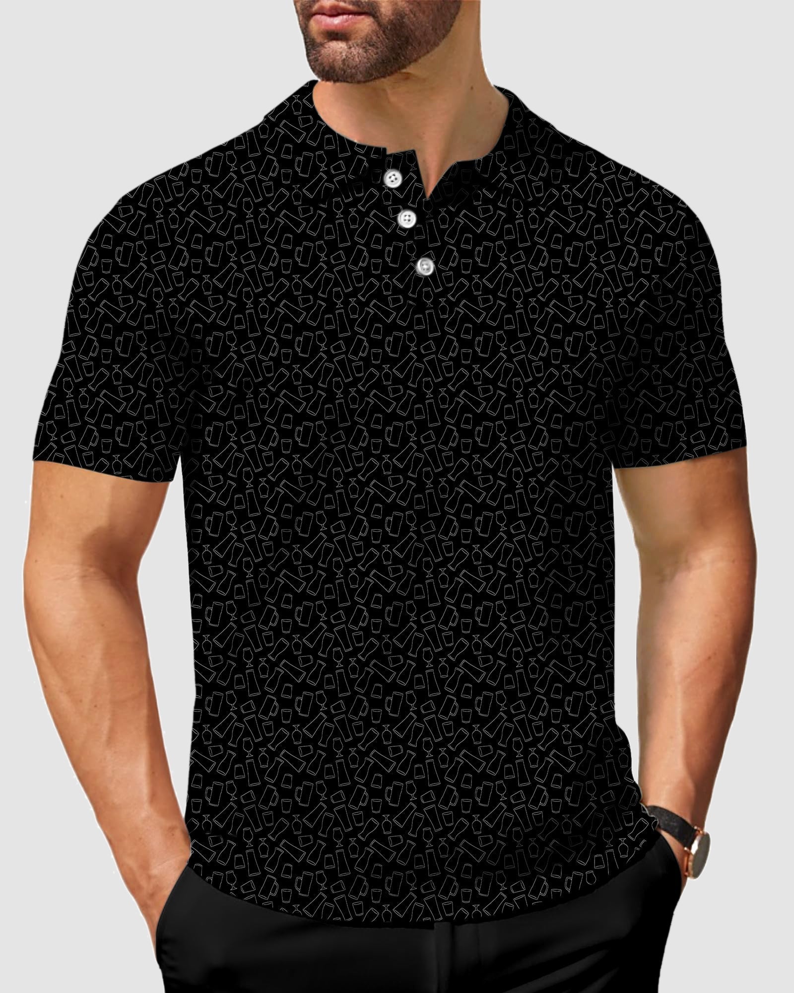 Men's drink cups mugs Golf Polo