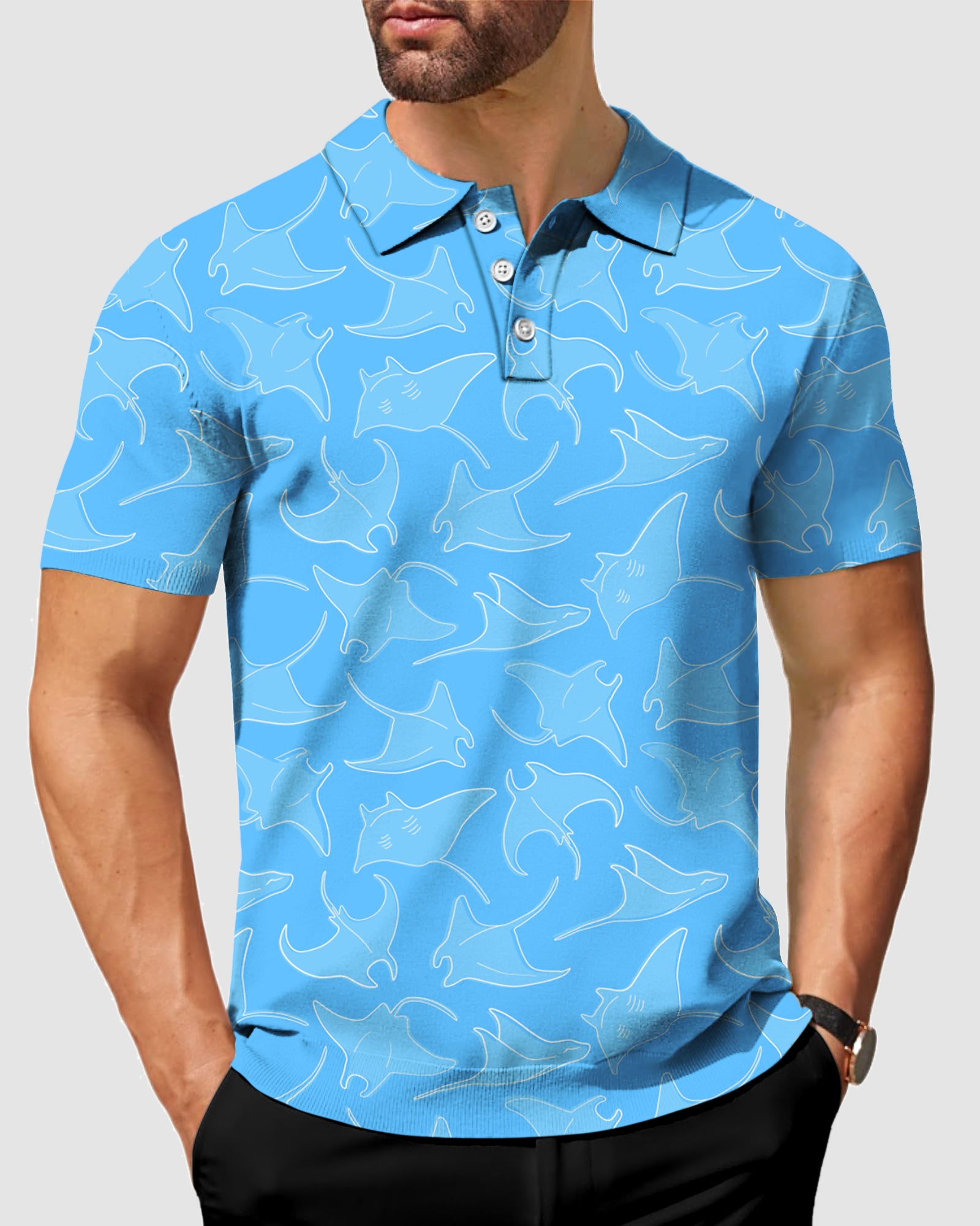 Men's Ocean Rays golf polo