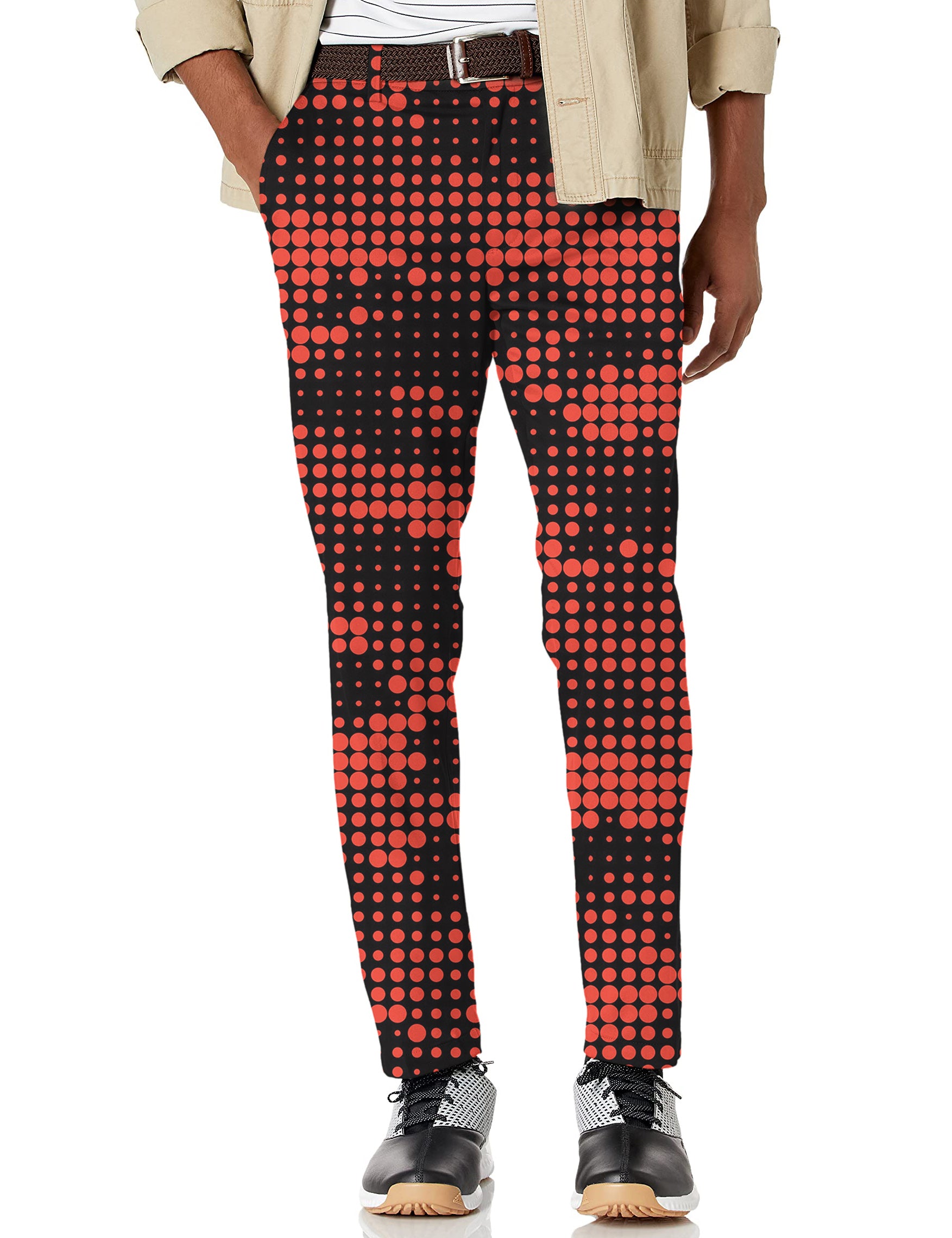 Men's Red origin pixel Stretch Golf Pants