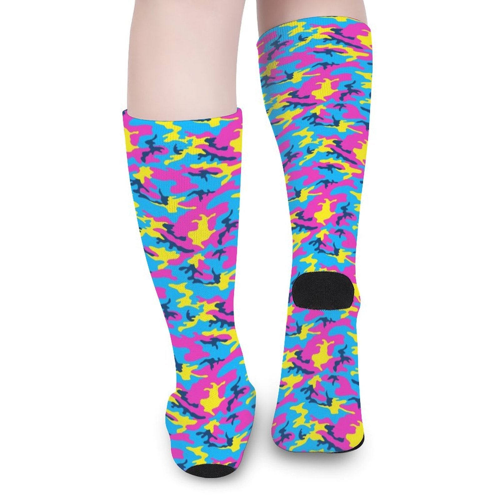 Neon Camo Prined socks Gifts for Men Women