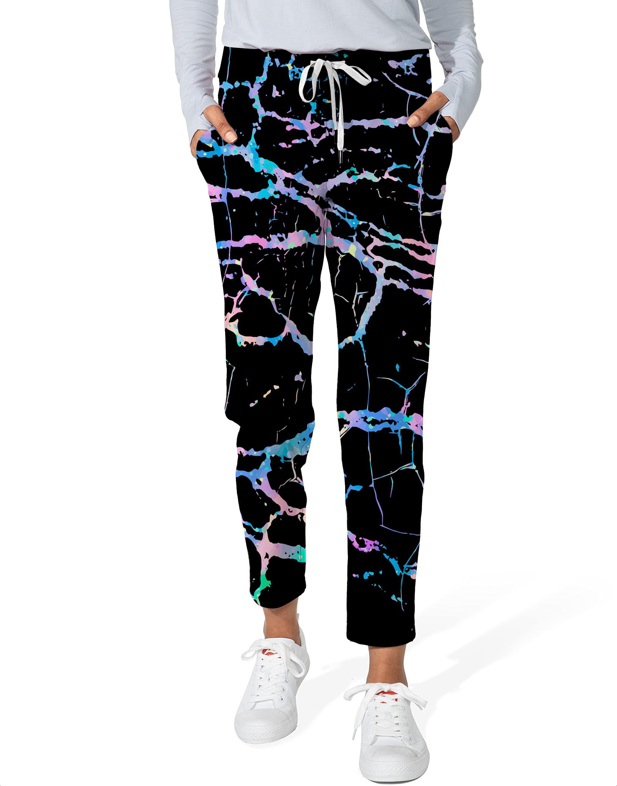 Rainbow Lightning-Women's 7/8 Stretch Ankle Golf Pants