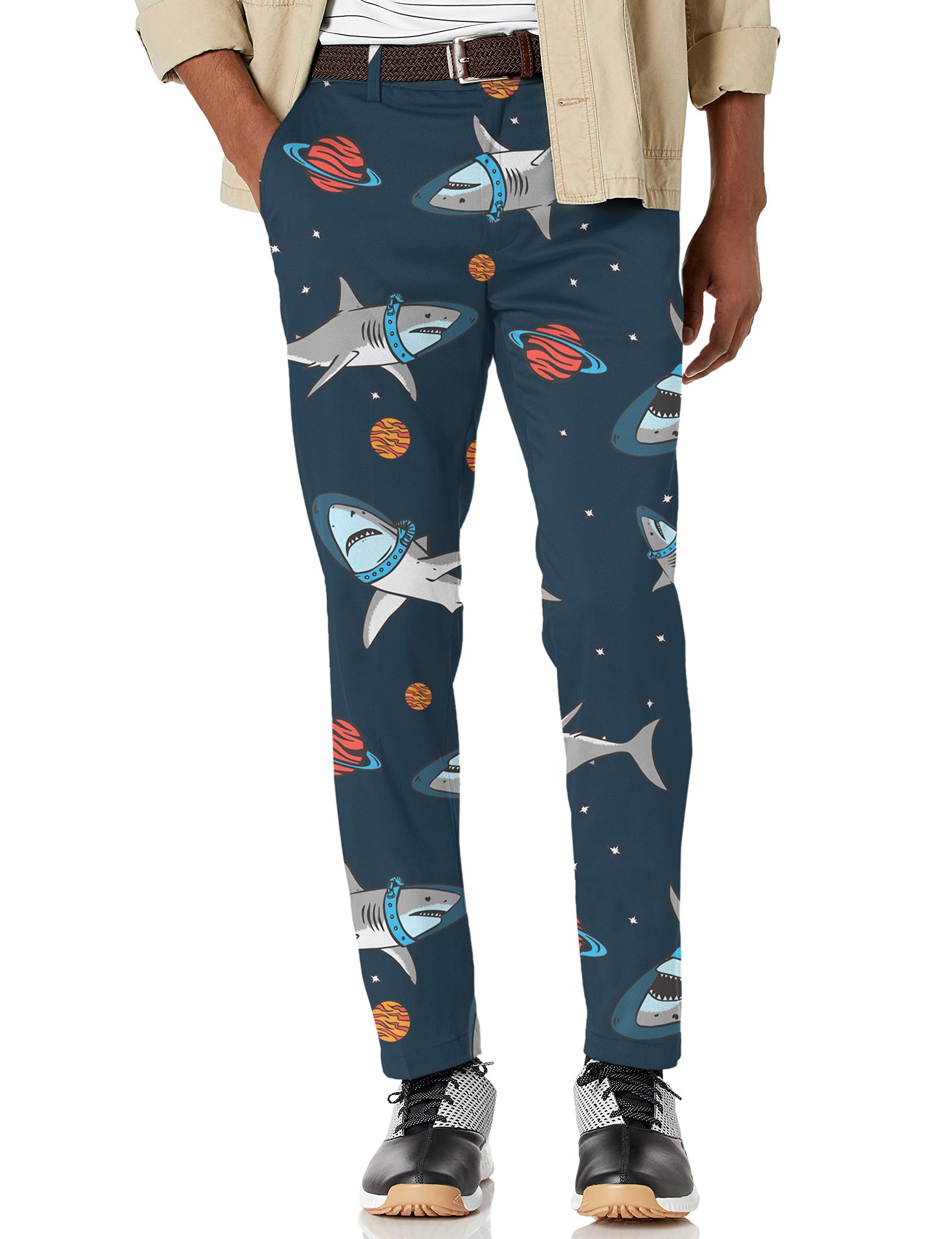 Men's Sharks in Space Stretch Golf pantss trousers