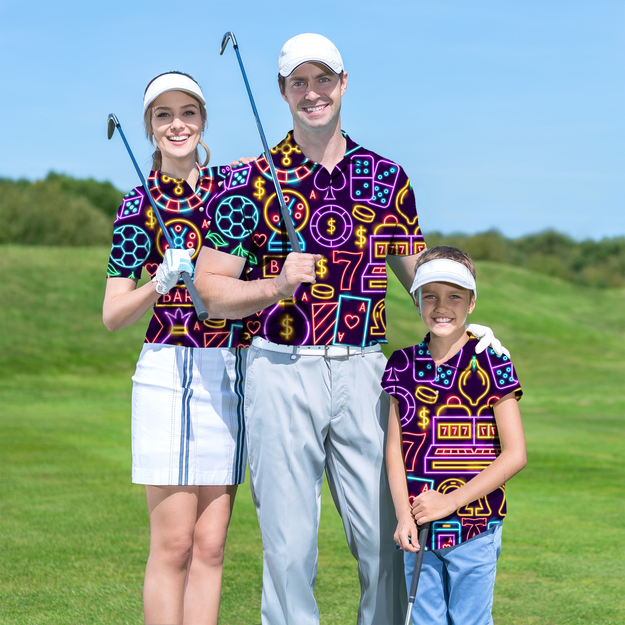 Golf Polo Couple Family set Money Shot BANKROLL