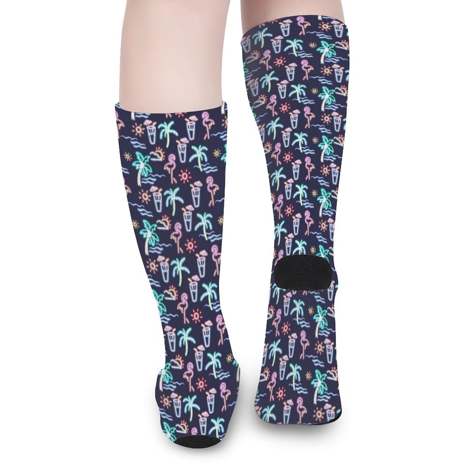 Neon Summer Prined socks Gifts for Men Women