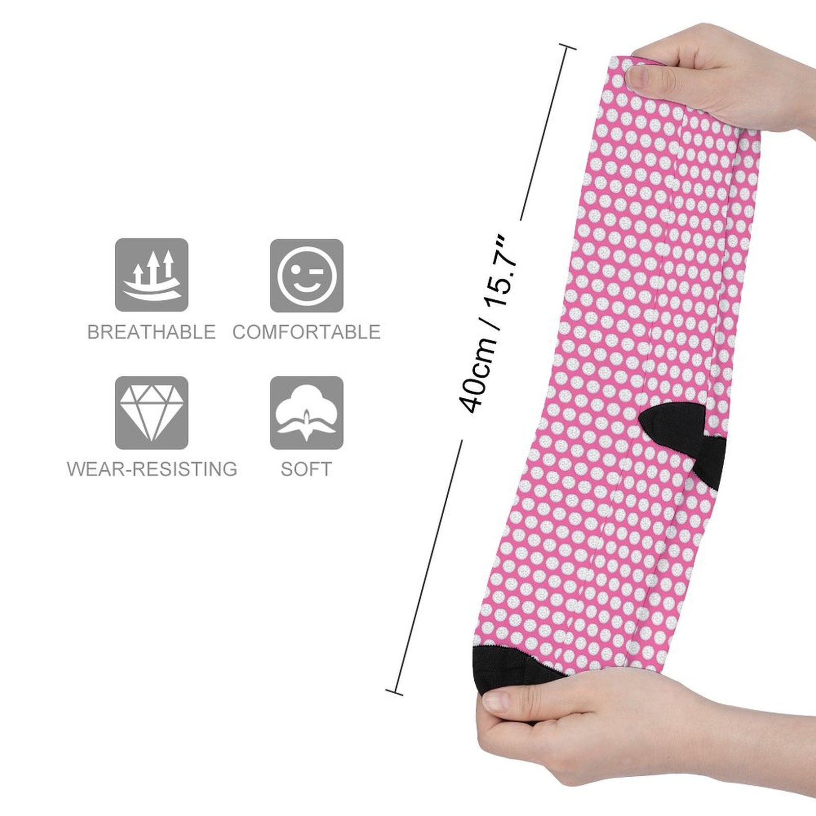 golf ball Prined socks Gifts for Men Women