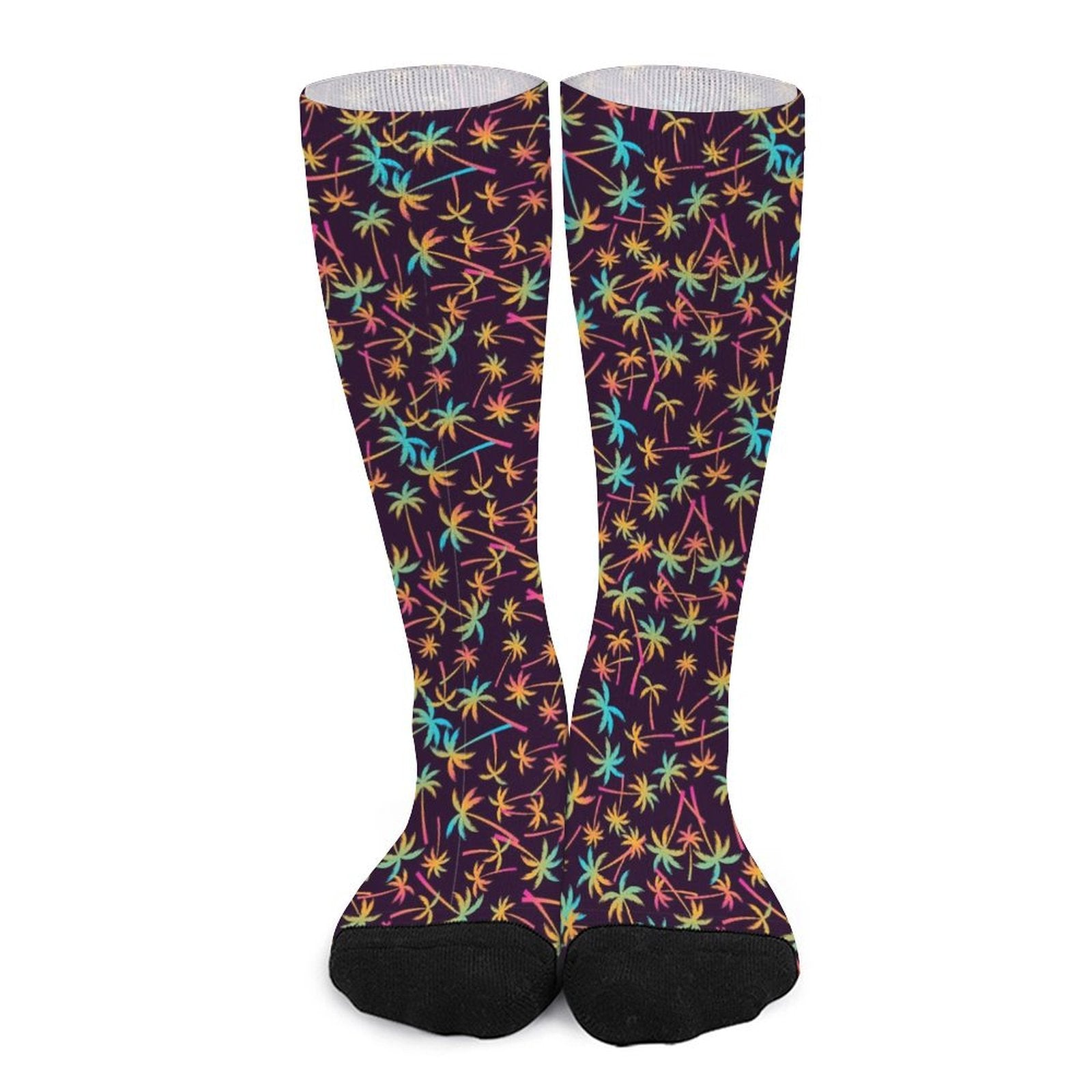 Gradient Palms Prined socks Gifts for Men Women