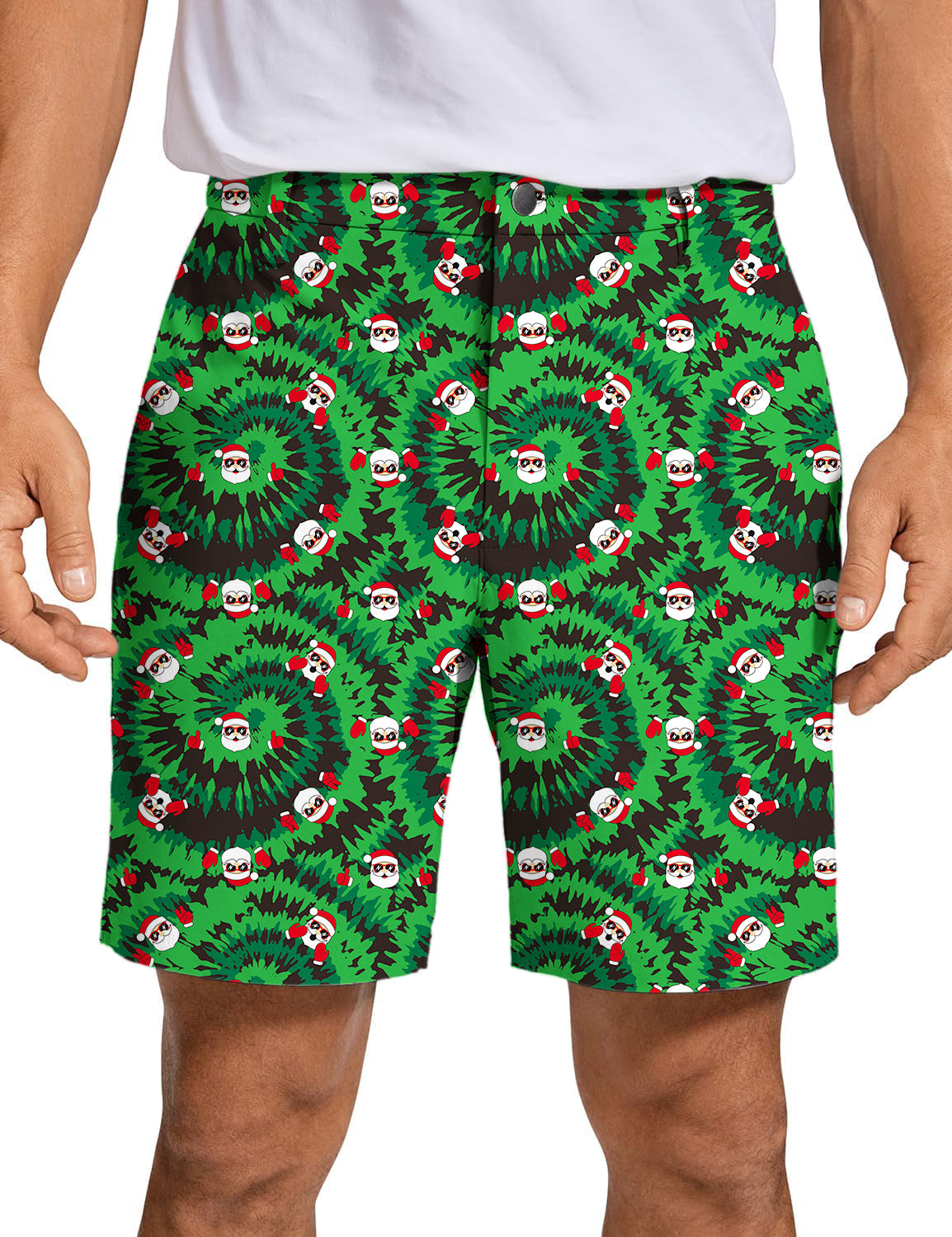 Men's Christmas Santa Golf Shorts