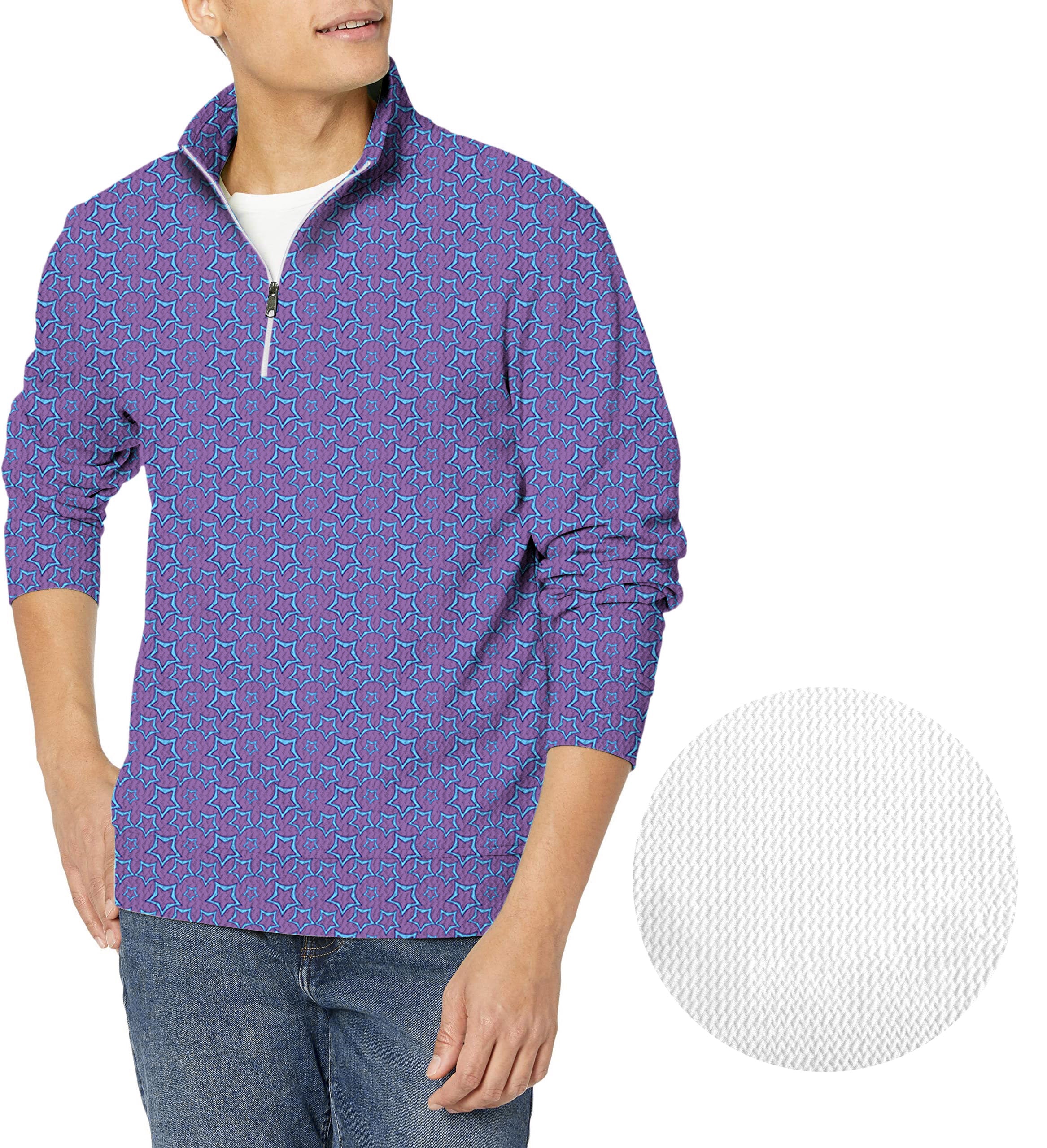 Blue Star Limited Edition Men's Golf Waffle Zipper Pullover
