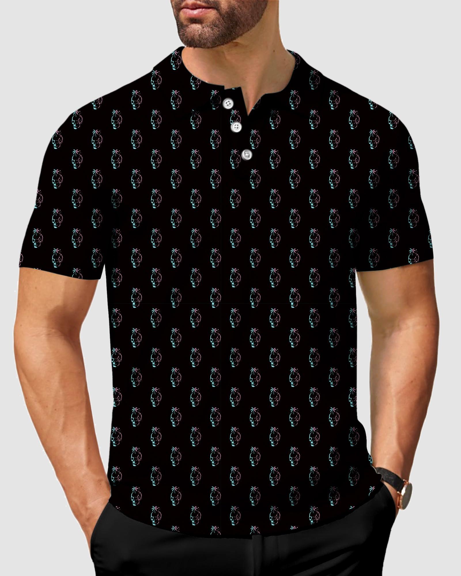 Men's Palm Skulls golf polo