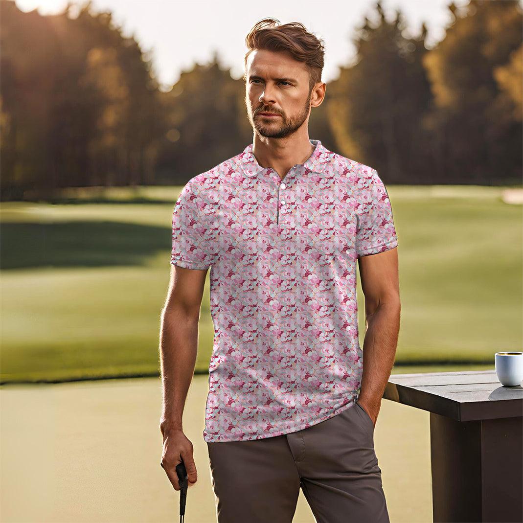 Men's Summer Camo golf polo