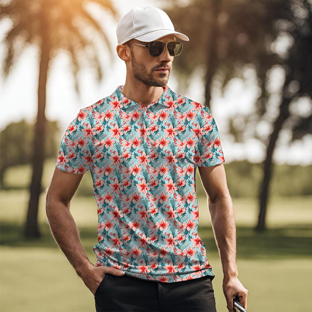 Men's Tropical Course golf polo