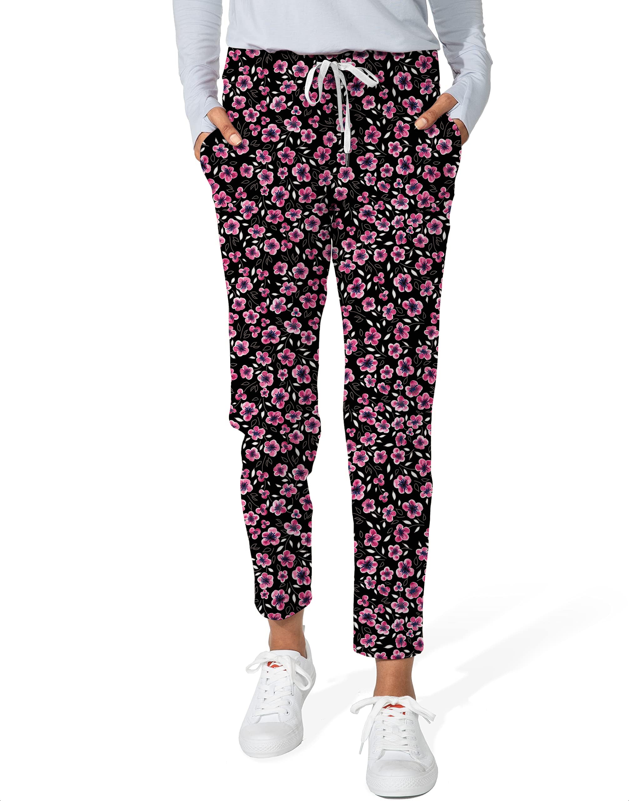 Floral Out-Women's 7/8 Stretch Ankle Golf Pants