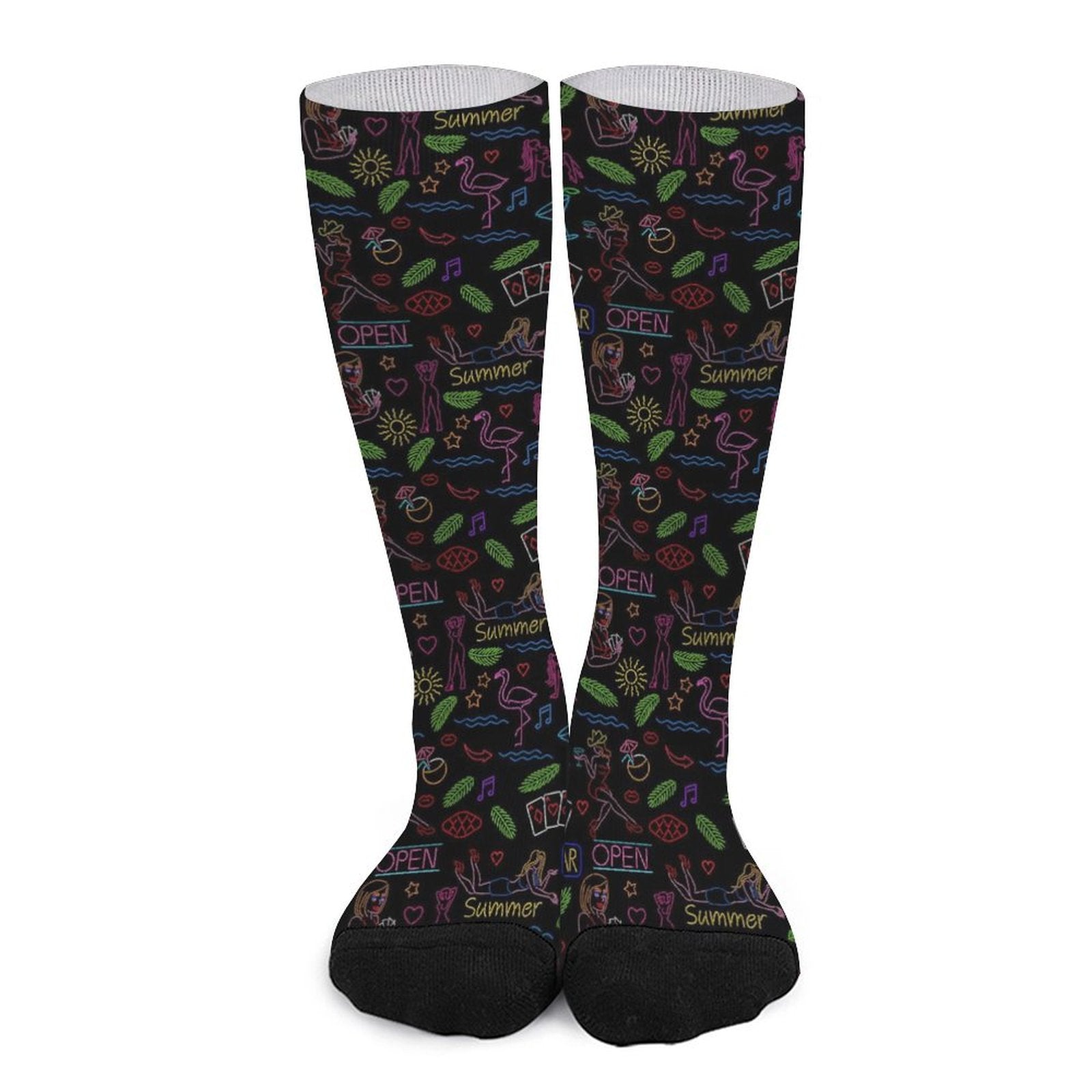 open bar Prined socks Gifts for Men Women
