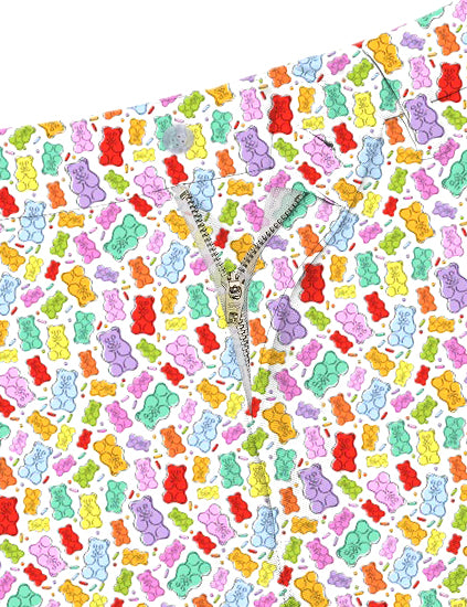 Men Gummy Bears Golf Shorts