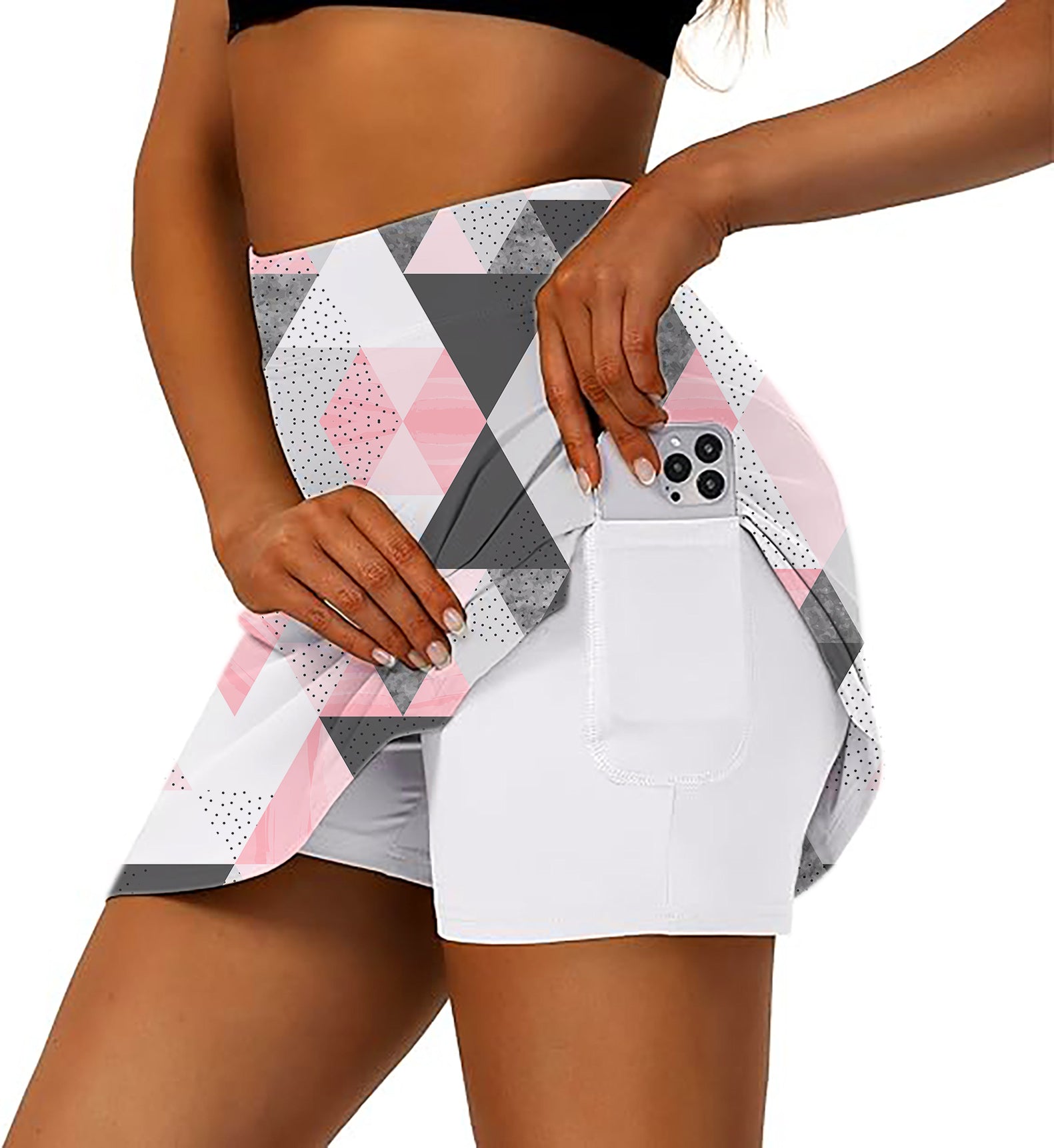 On Par Women's Athletic Golf Skorts Flared Skirts