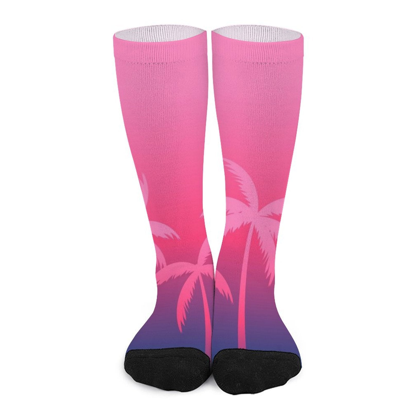 Pink Palm Paradise Prined socks Gifts for Men Women