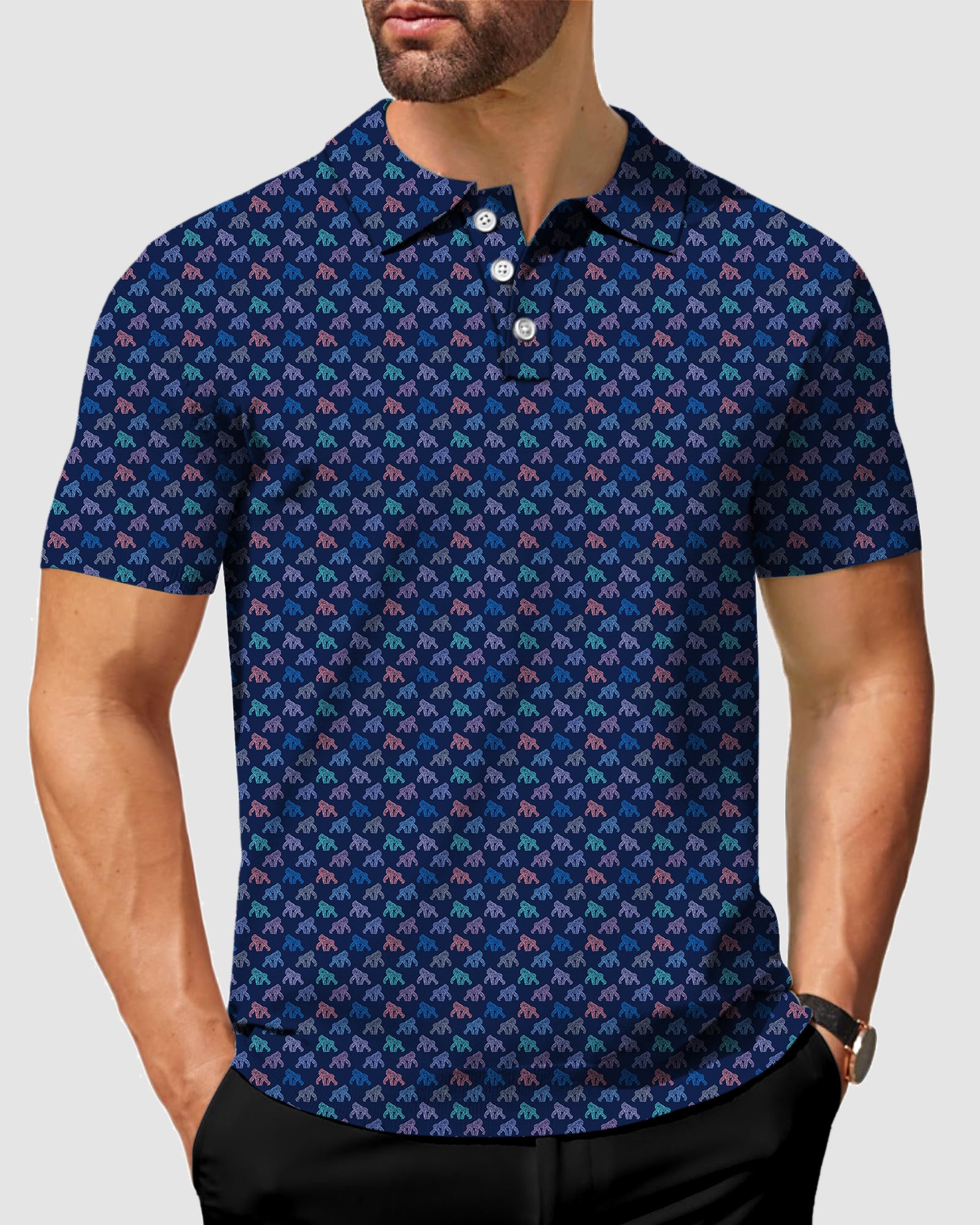 Men's monkeys Golf Polo