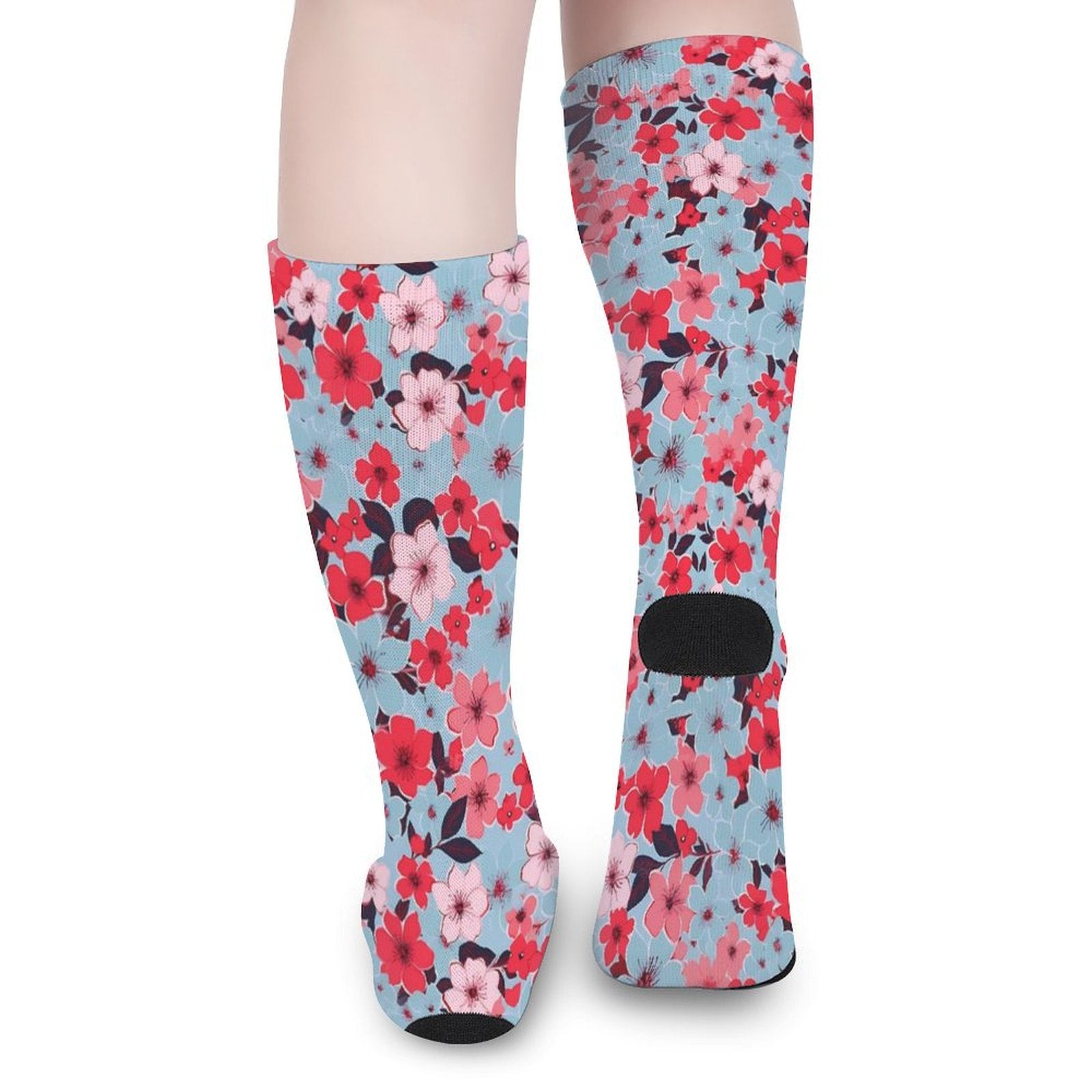Tropical flowers Prined socks Gifts for Men Women