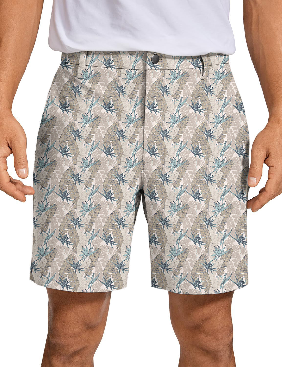 Men's Tropical plants Golf Shorts