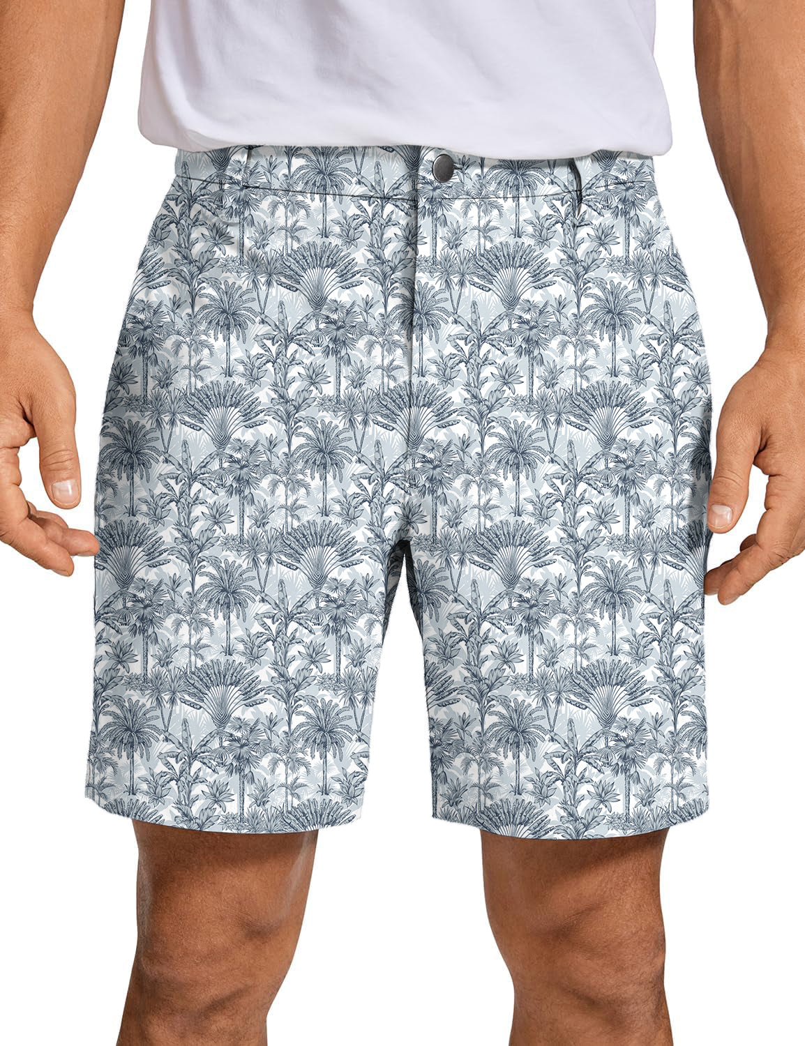 Men Twilight Palms Golf Shorts