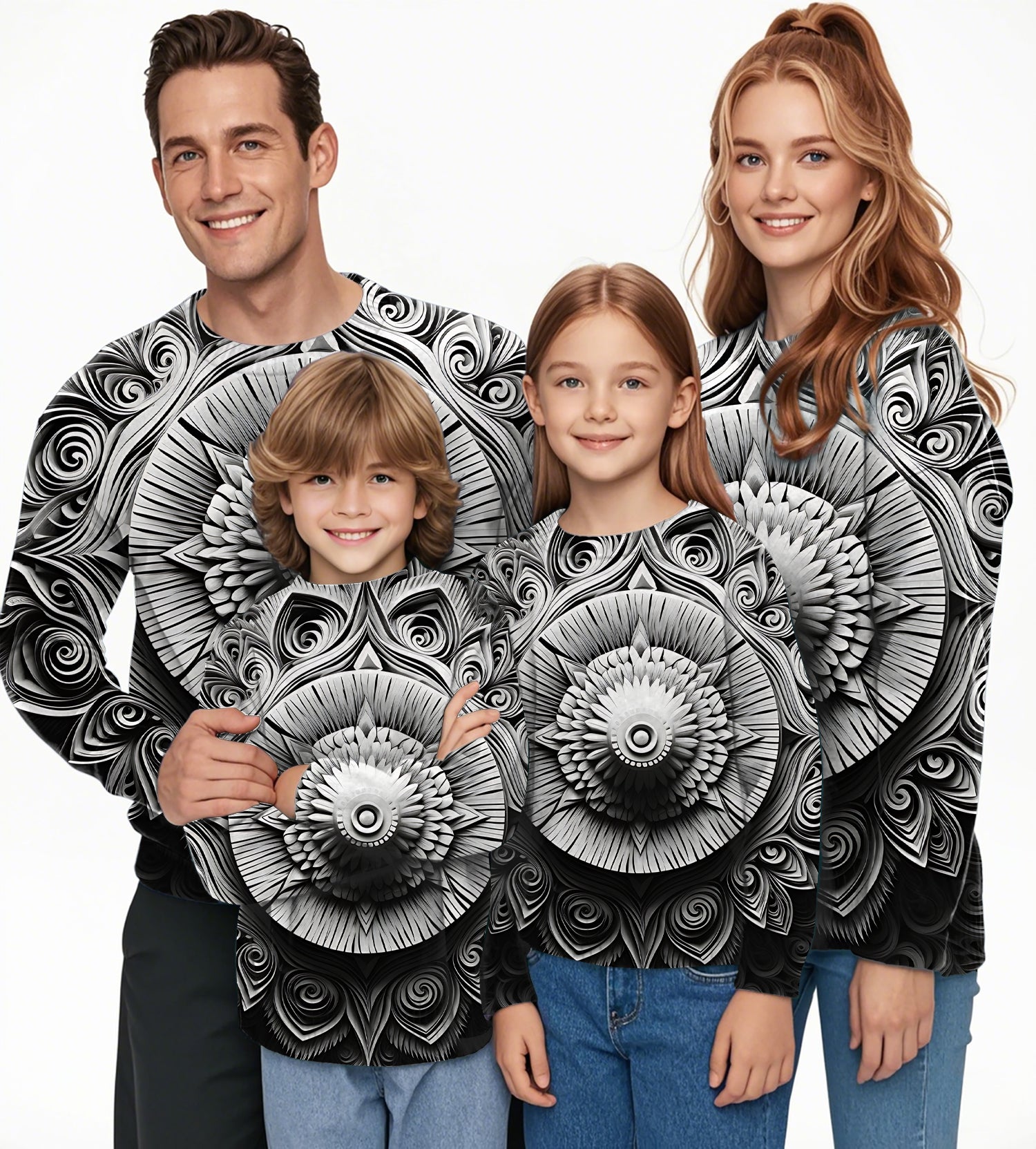 Artistry Motion Crewneck Pullover Ugly Sweater Men Women boy girl family