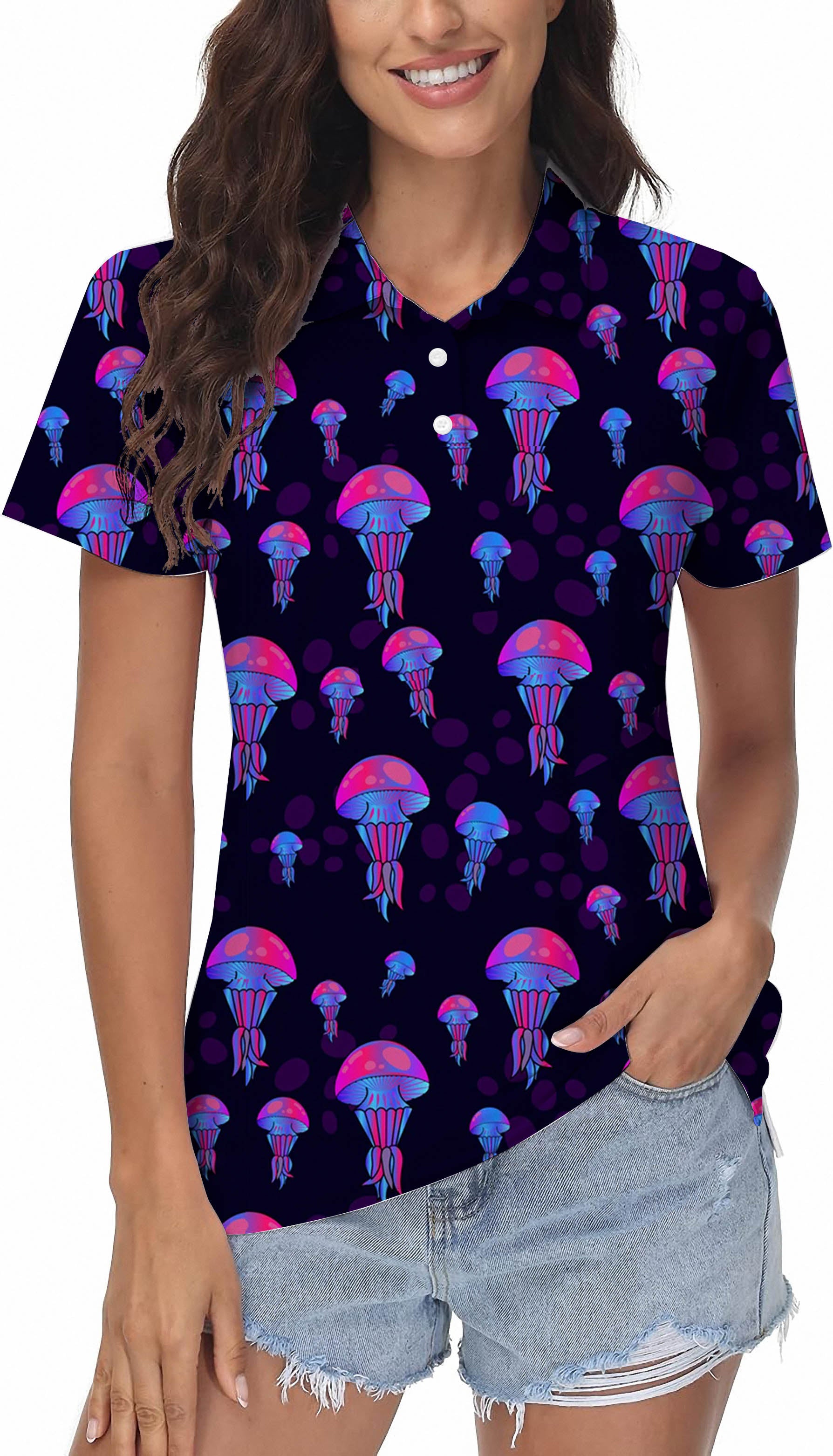 Electric Jelly Women's Golf Polo