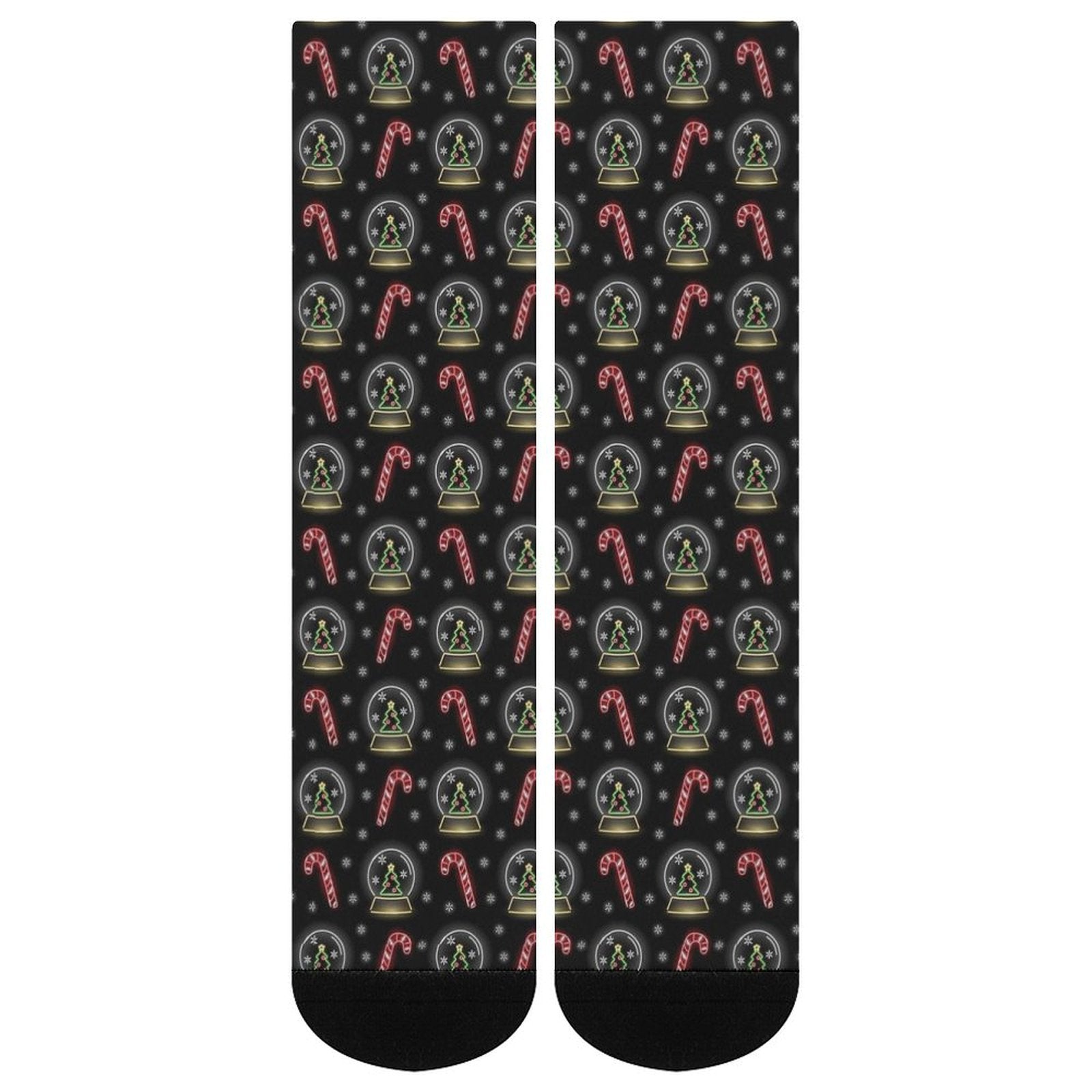 Neon Candy Canes Prined socks Gifts for Men Women