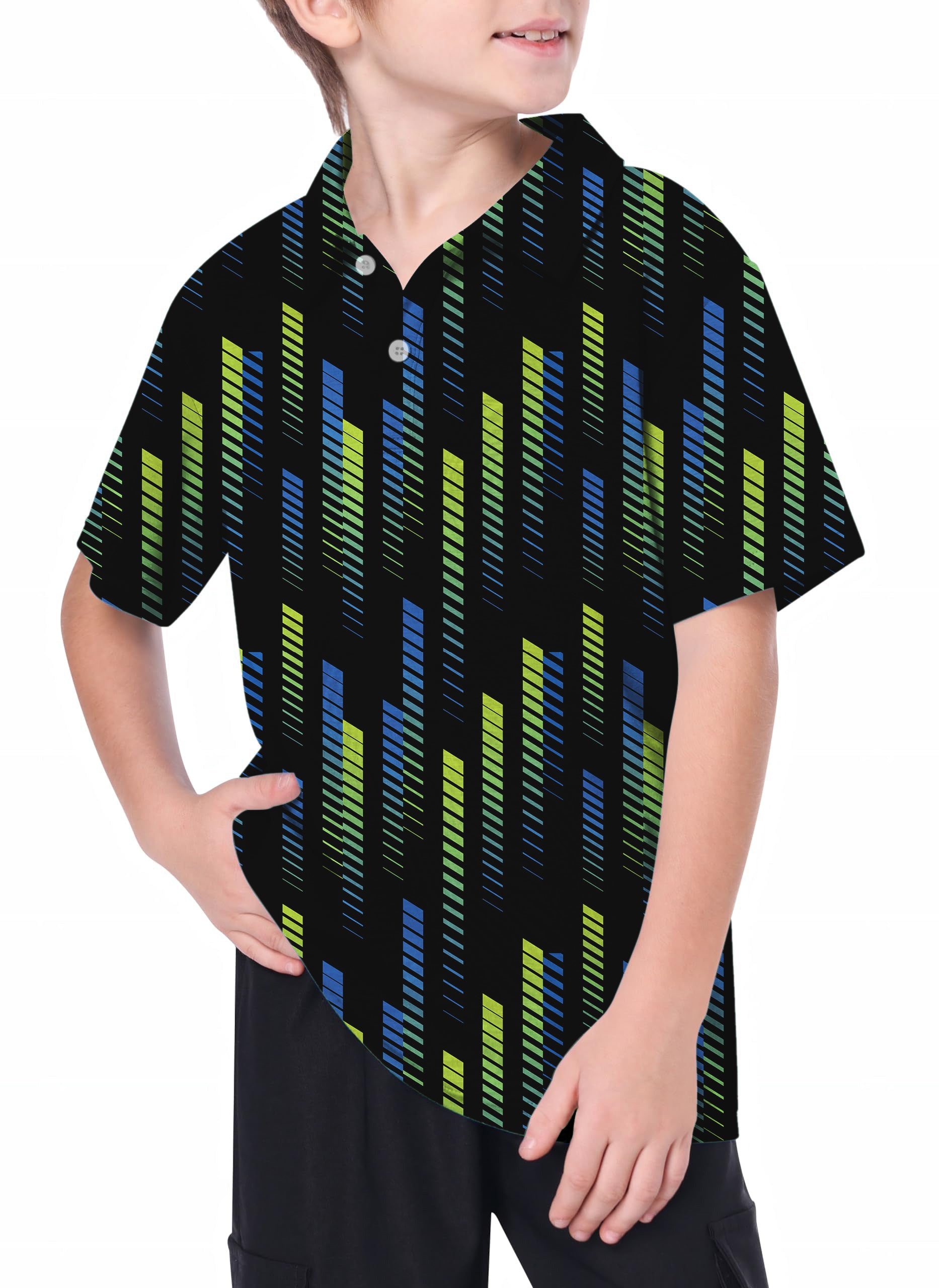 Youth Gradient Golf Polo