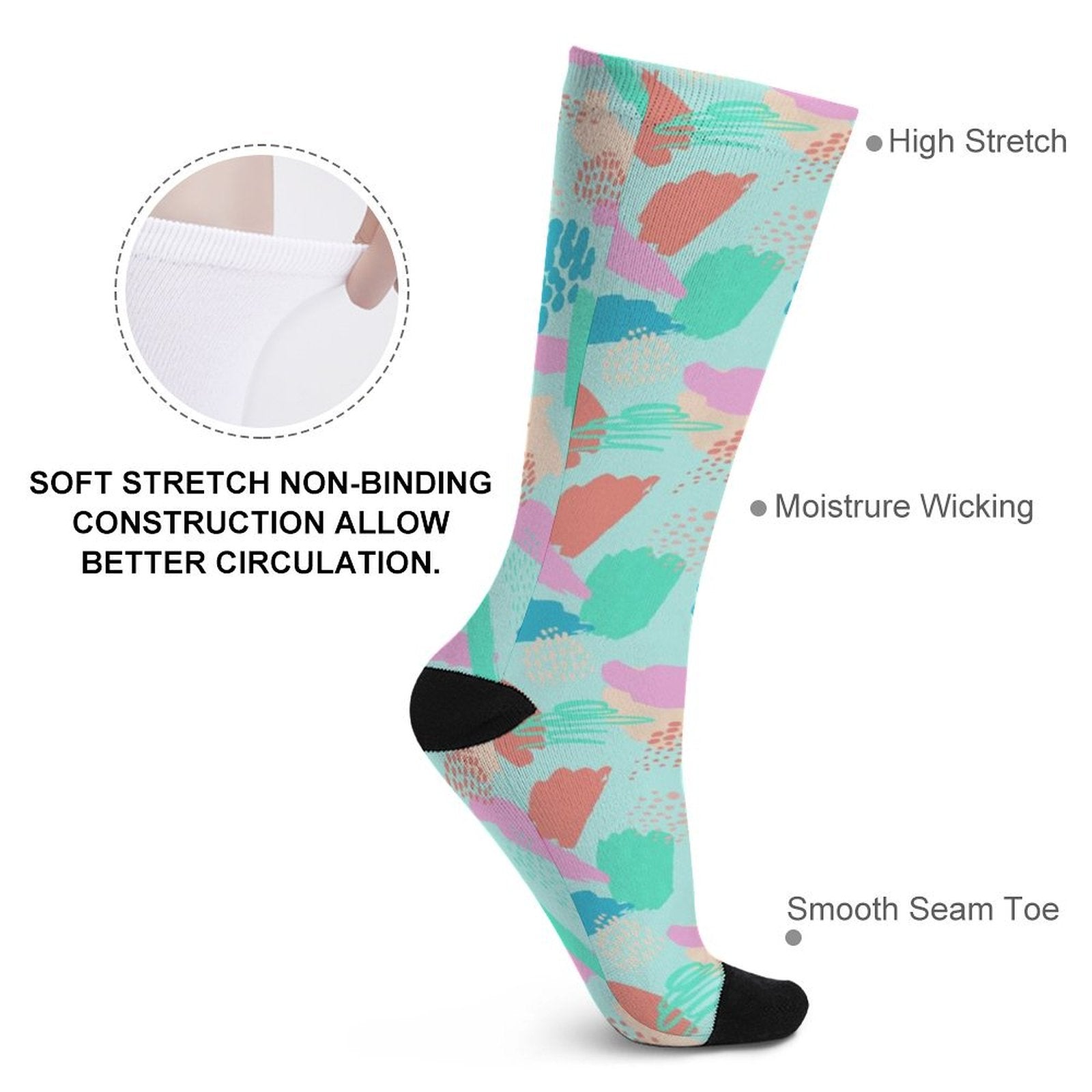 Graffiti Prined socks Gifts for Men Women