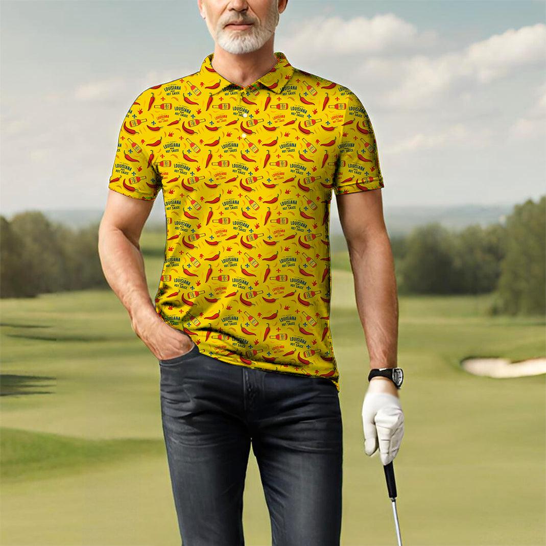 Louisiana Hot Sauce Golf Polo