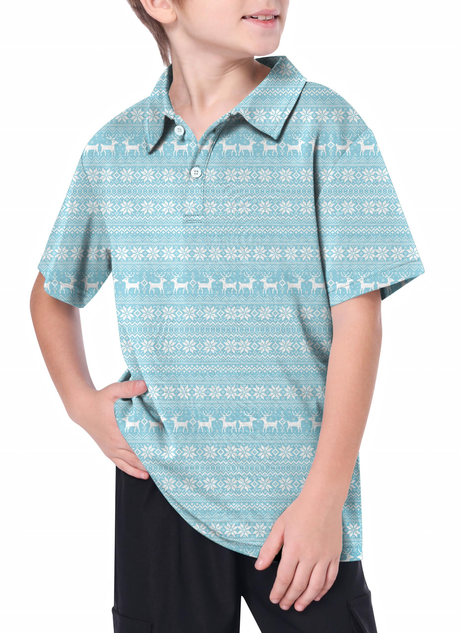 Youth Frozen Wonderland Golf Polo