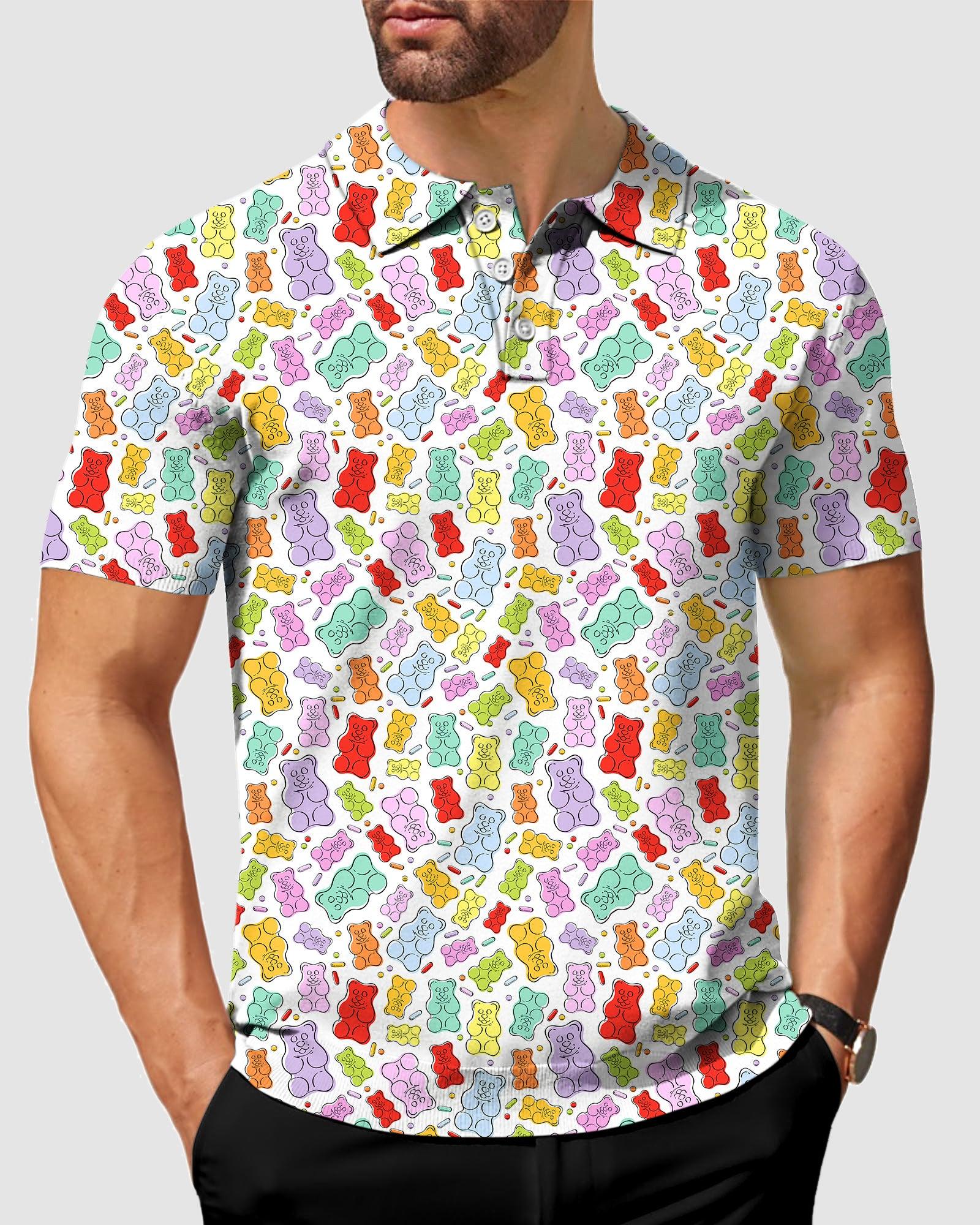 Men's Gummy Bears golf polo